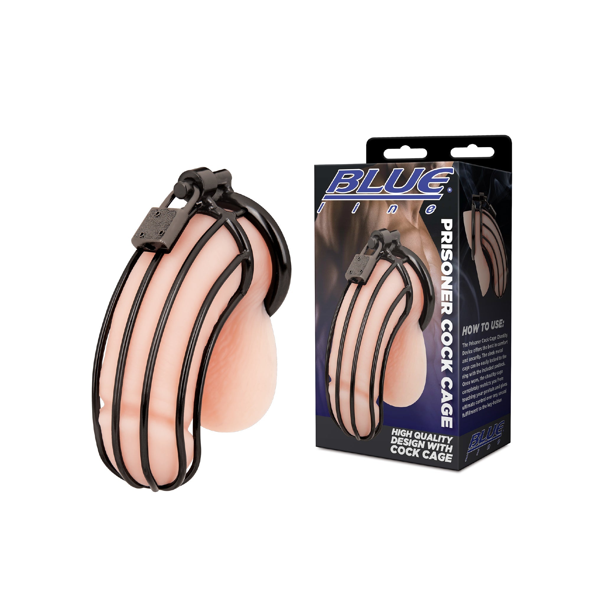 Prisoner Cock Cage - Black