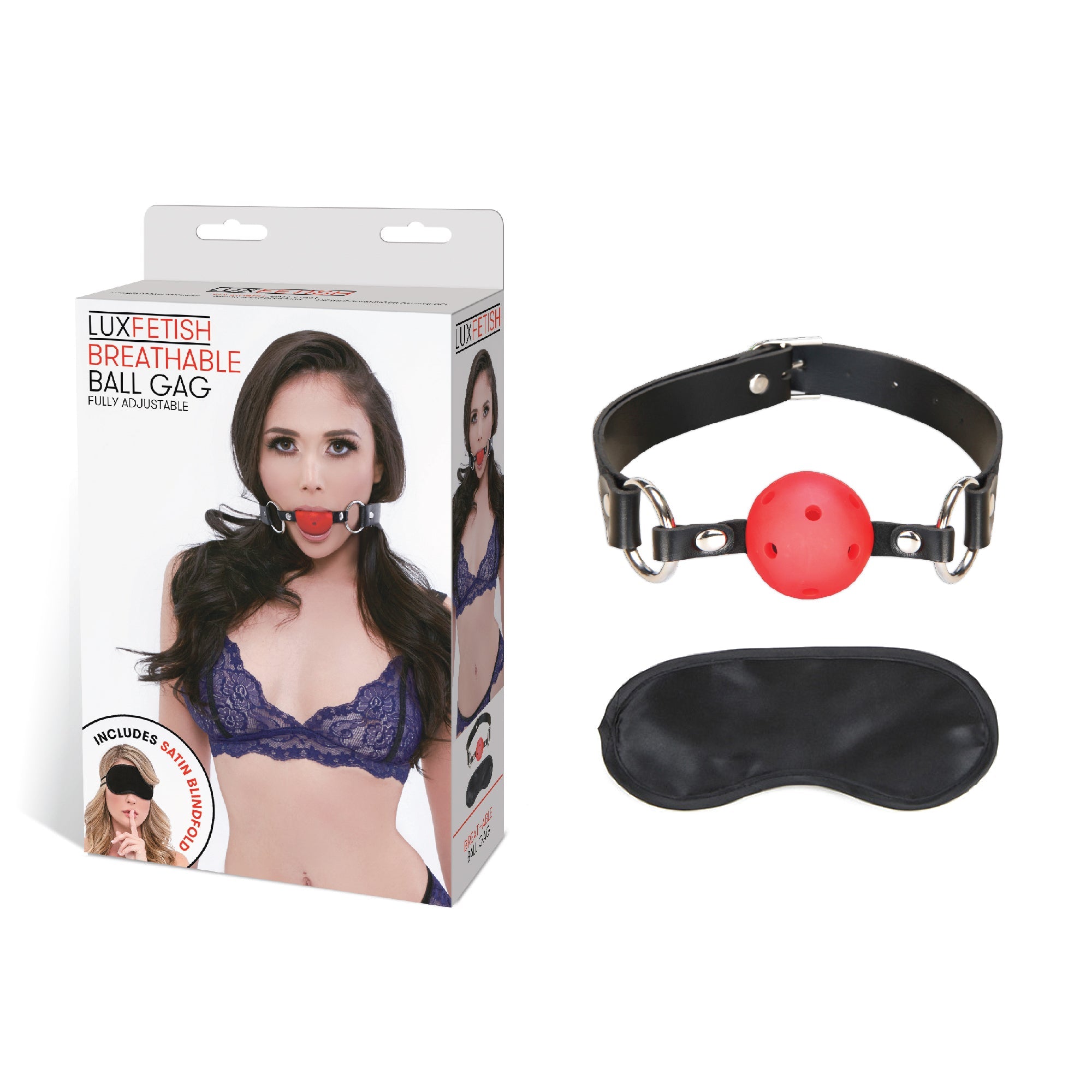 Breathable Ball Gag - Red