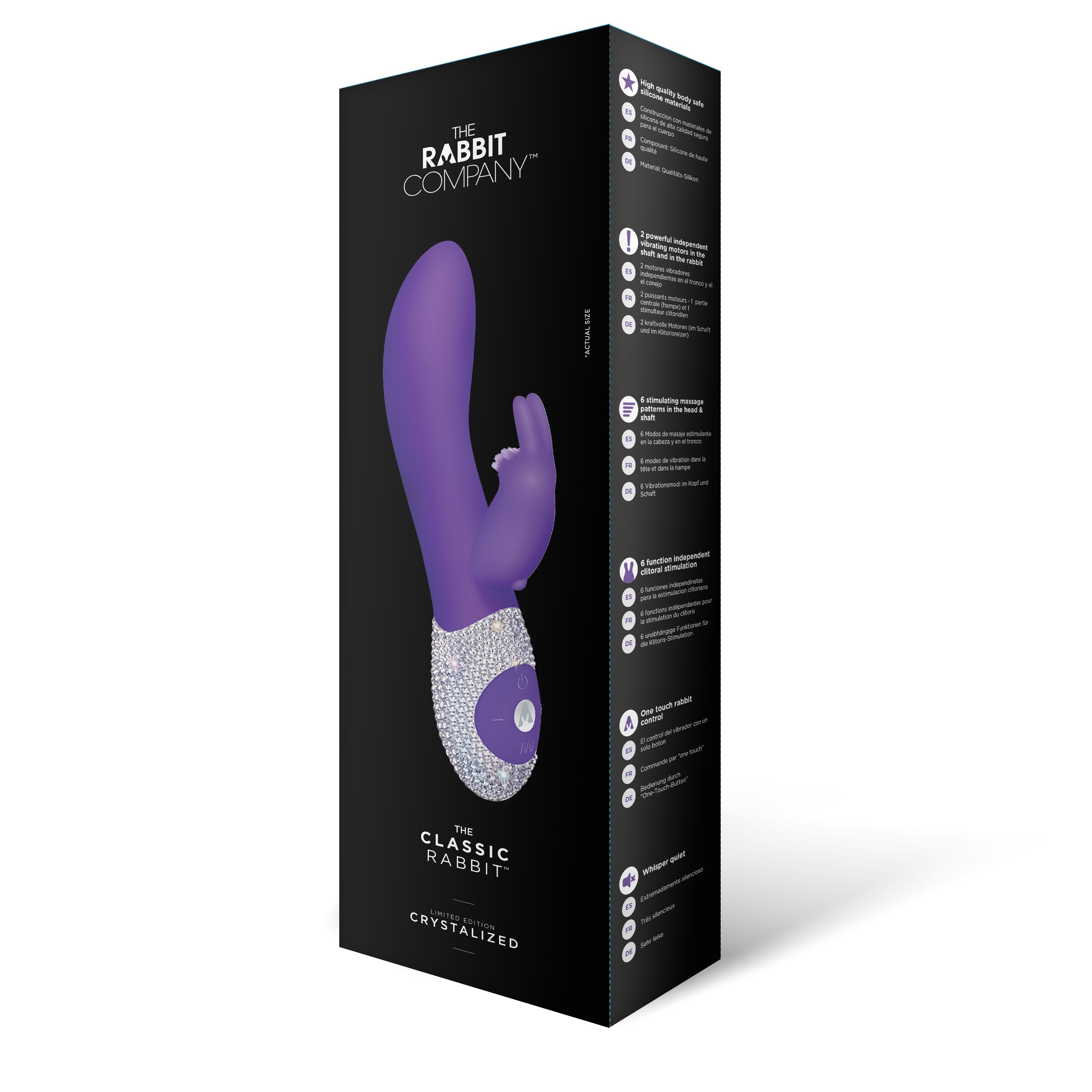 The Classic Rabbit Purple Bling