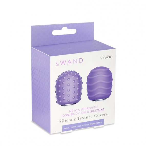 Le Wand Petite Silicone Texture Covers (2-Pack)