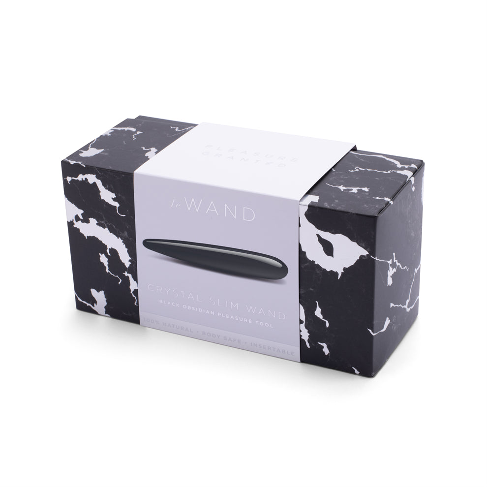 Le Wand Crystal Slim Wand Black Obsidian