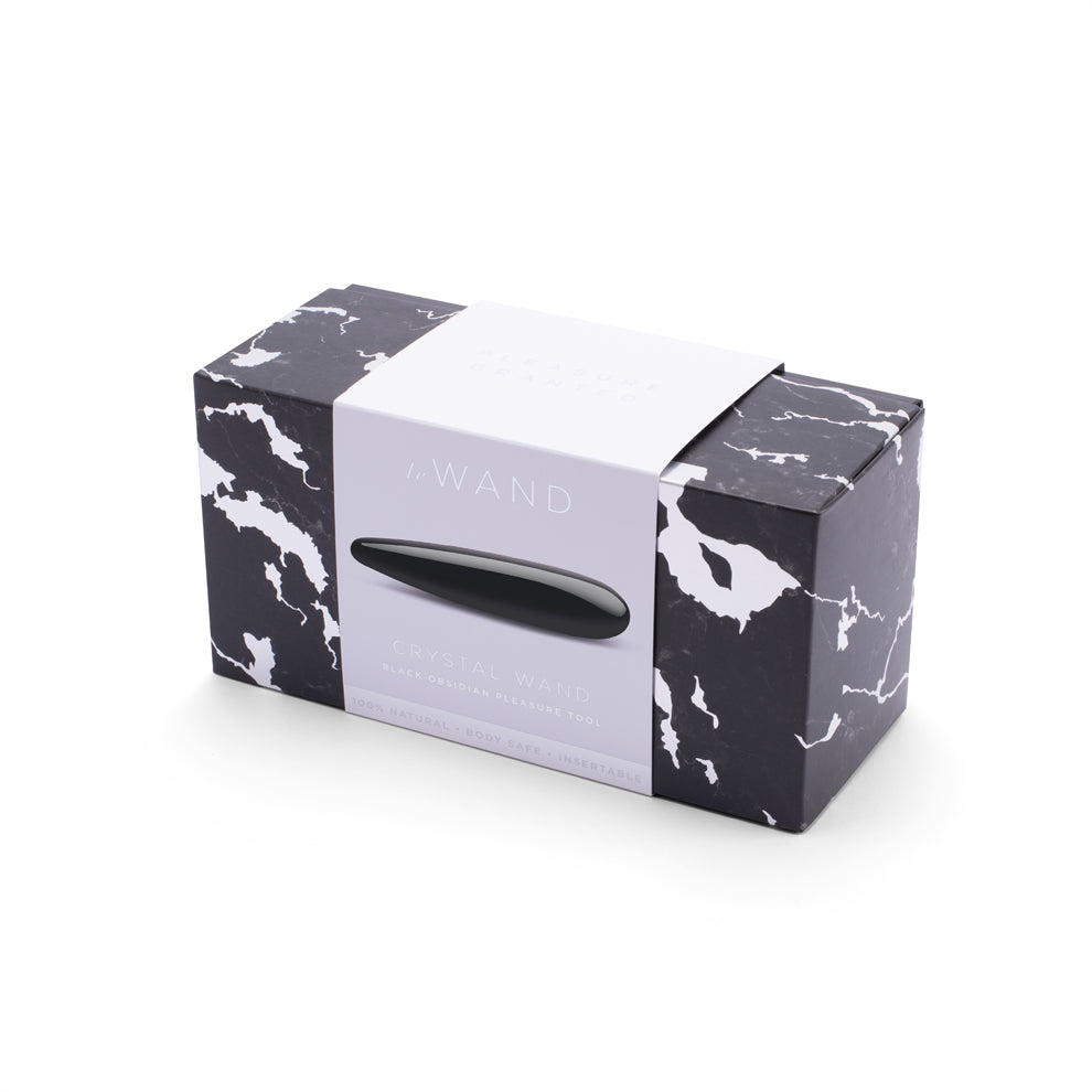 Le Wand Crystal Wand Black Obsidian