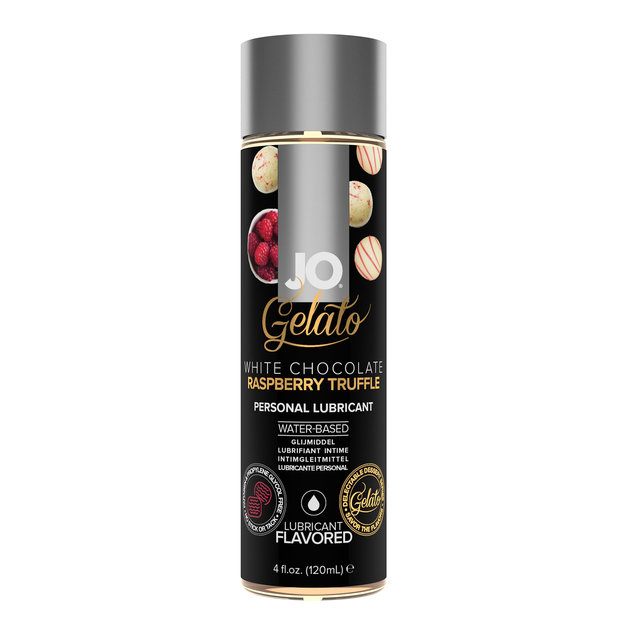JO Gelato - White Chocolate Raspberry 4 floz / 120ml