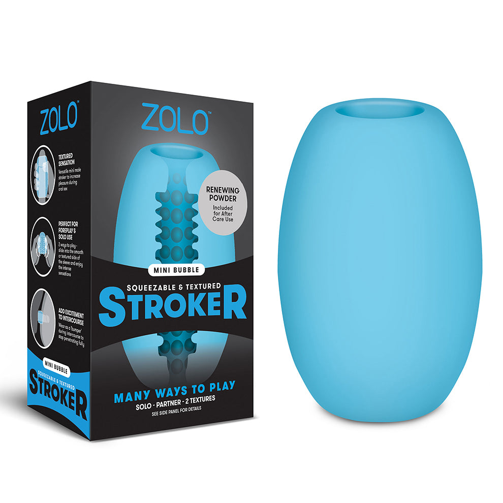 Zolo Mini Stroker Dome Blue
