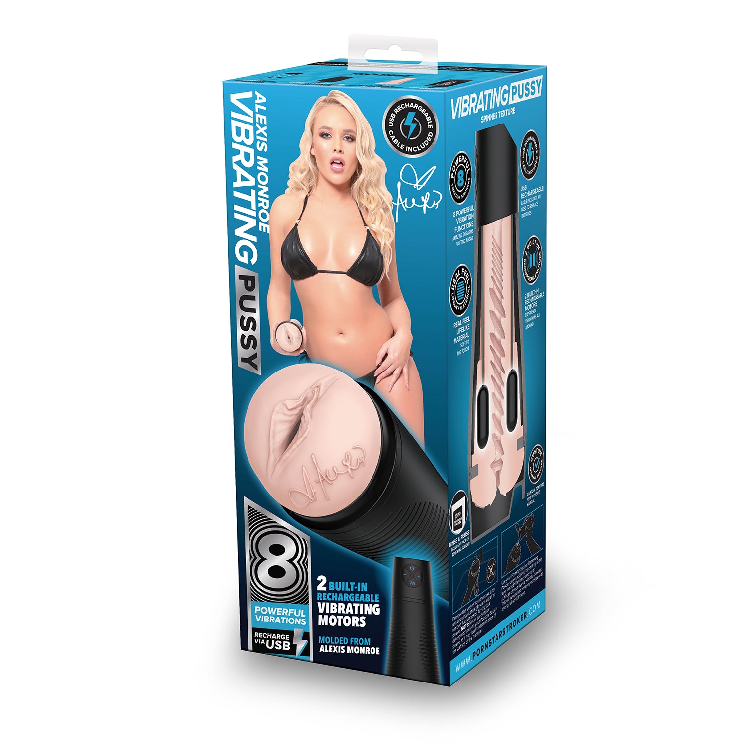 Alexis Monroe Rechargeable Vibrating Pussy