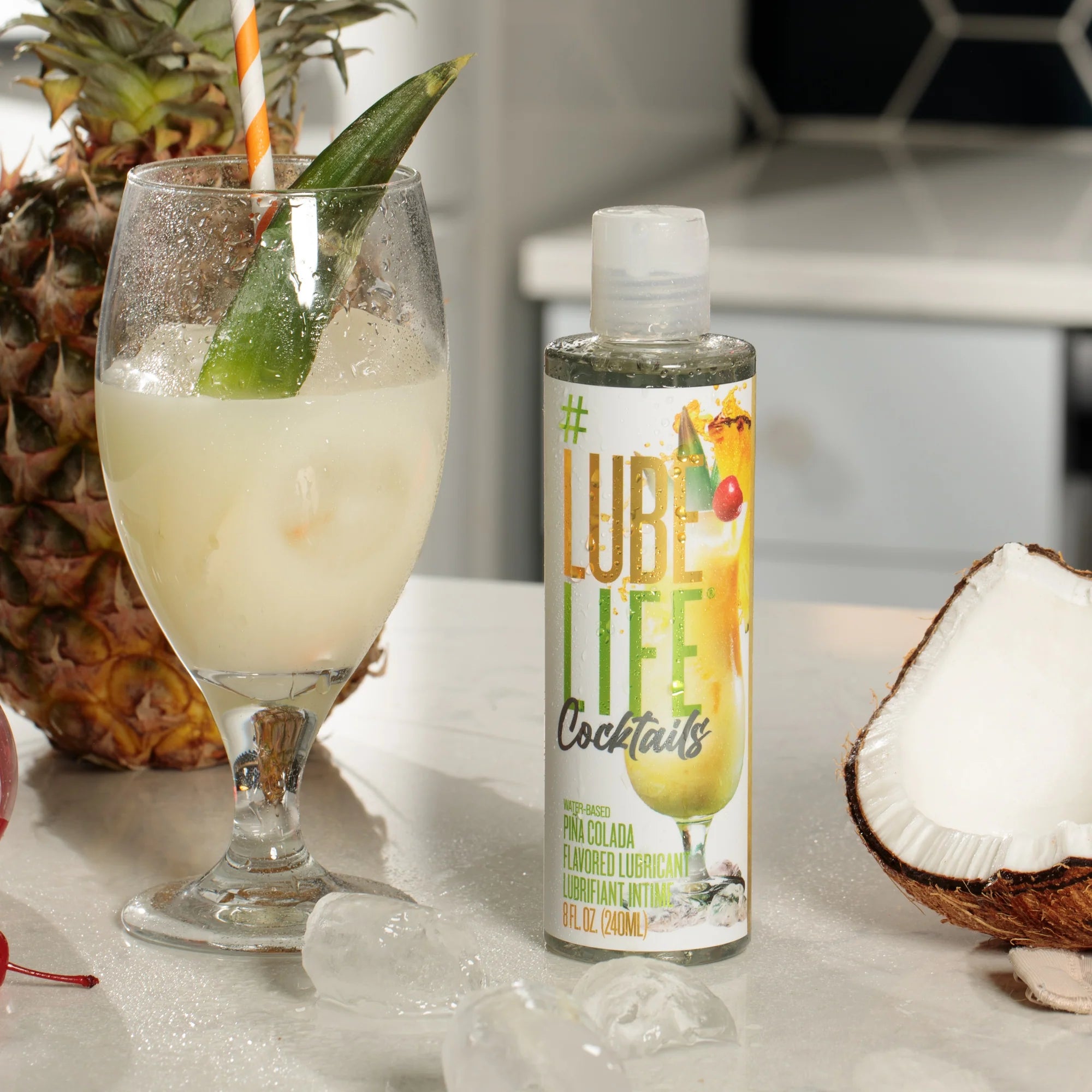 Lubelife Pina Colada (Made in California) 8 Floz / 240 Ml