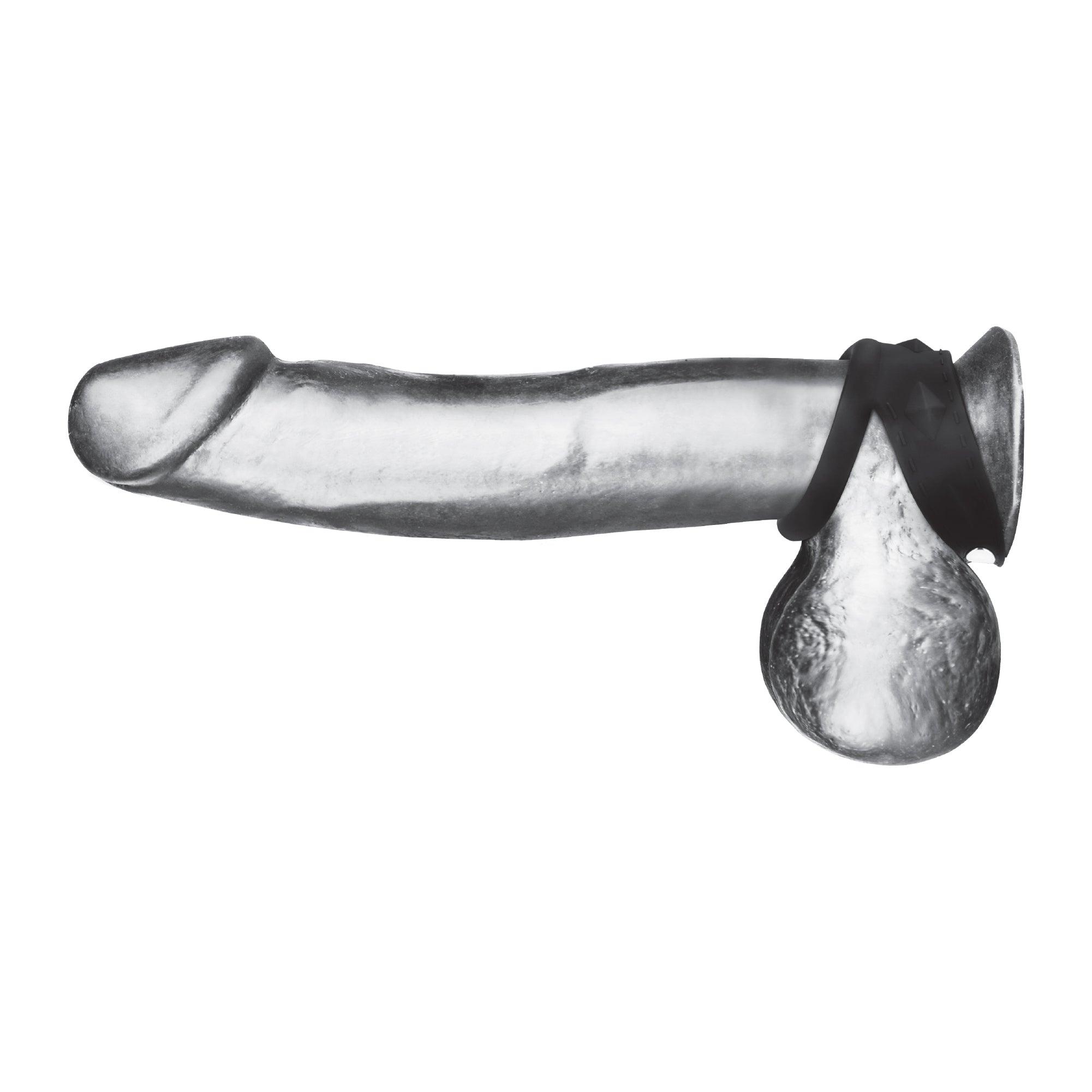 Silicone Duo Snap Cock & Ball Ring