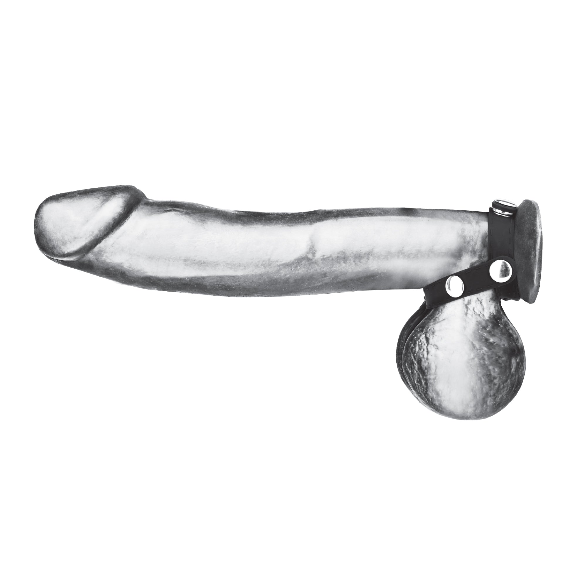 Silicone T-Style Cock Ring With Ball Divider