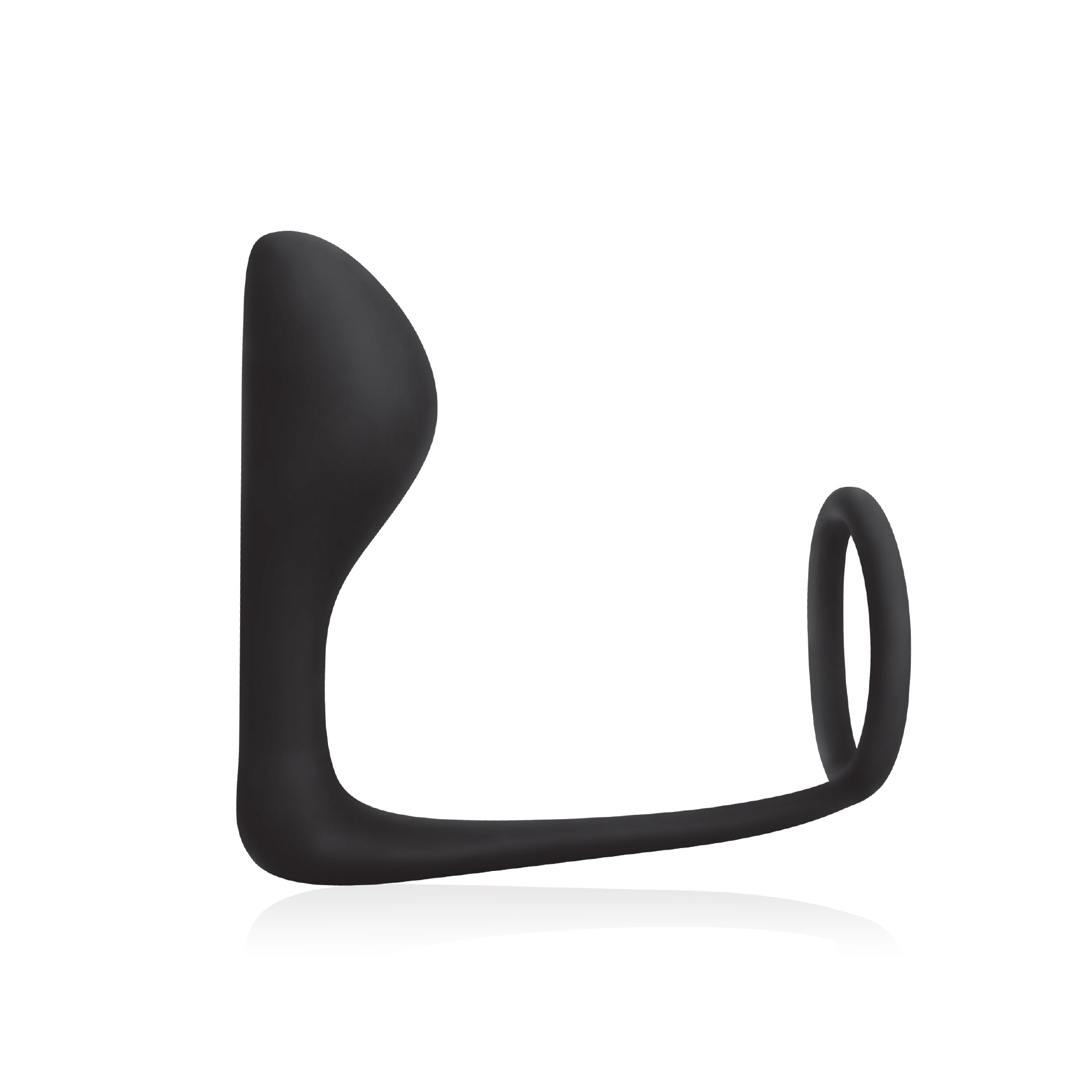 Cock Ring With P-Spot Plug