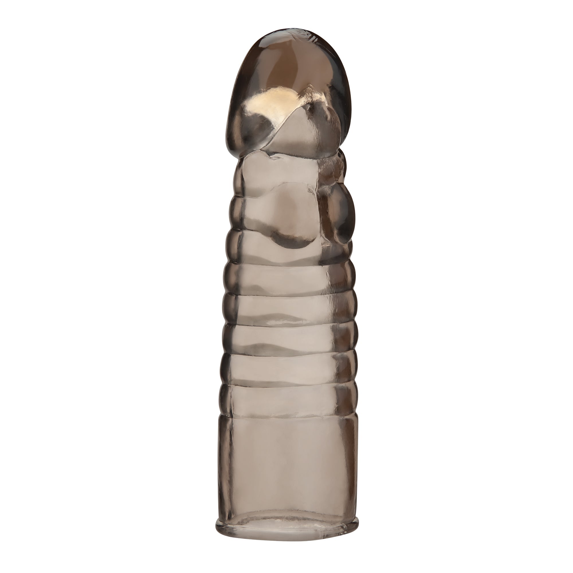 6" Ribbed Realistic Penis Enhancing Sleeve Extension