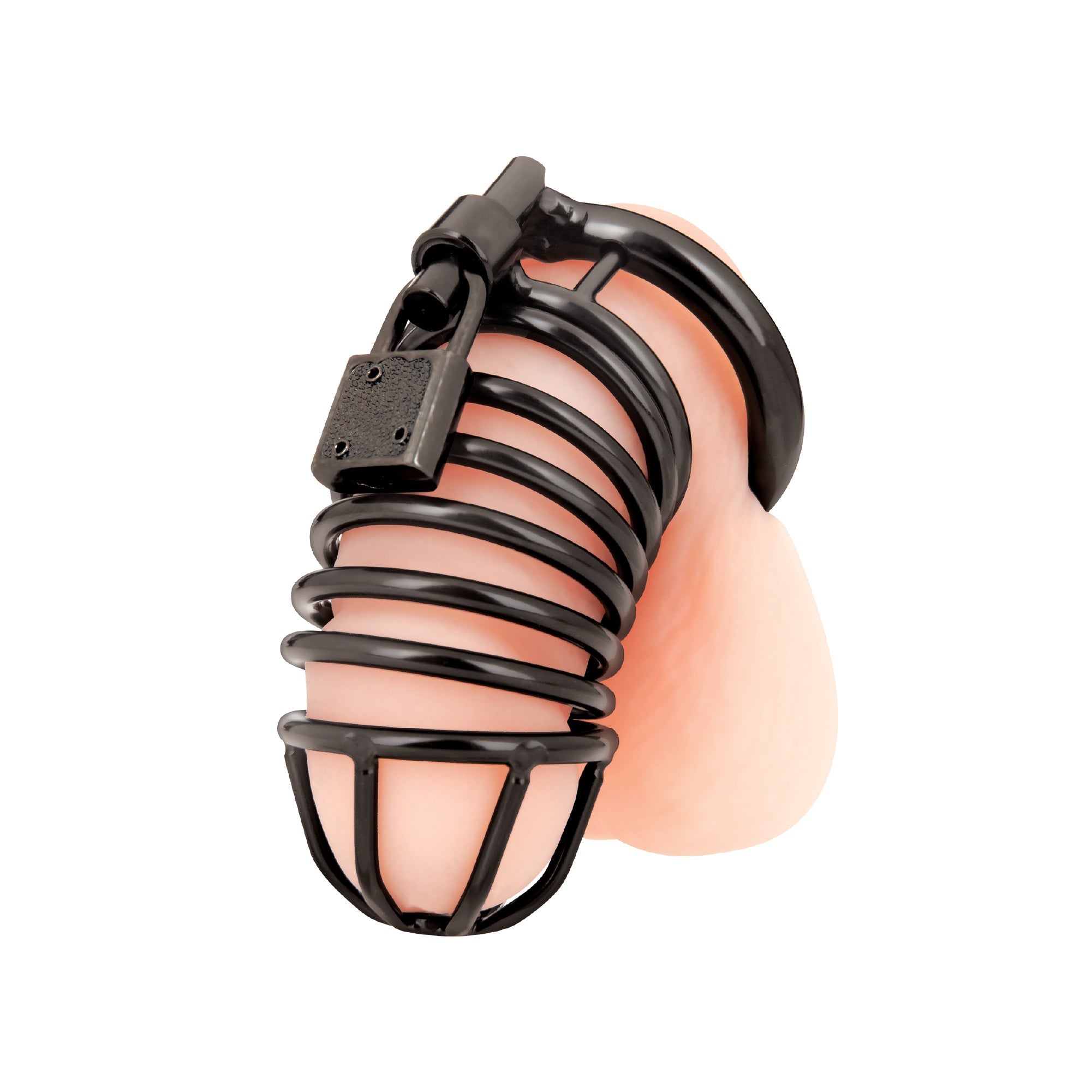 Deluxe Chastity Cock Cage - Black