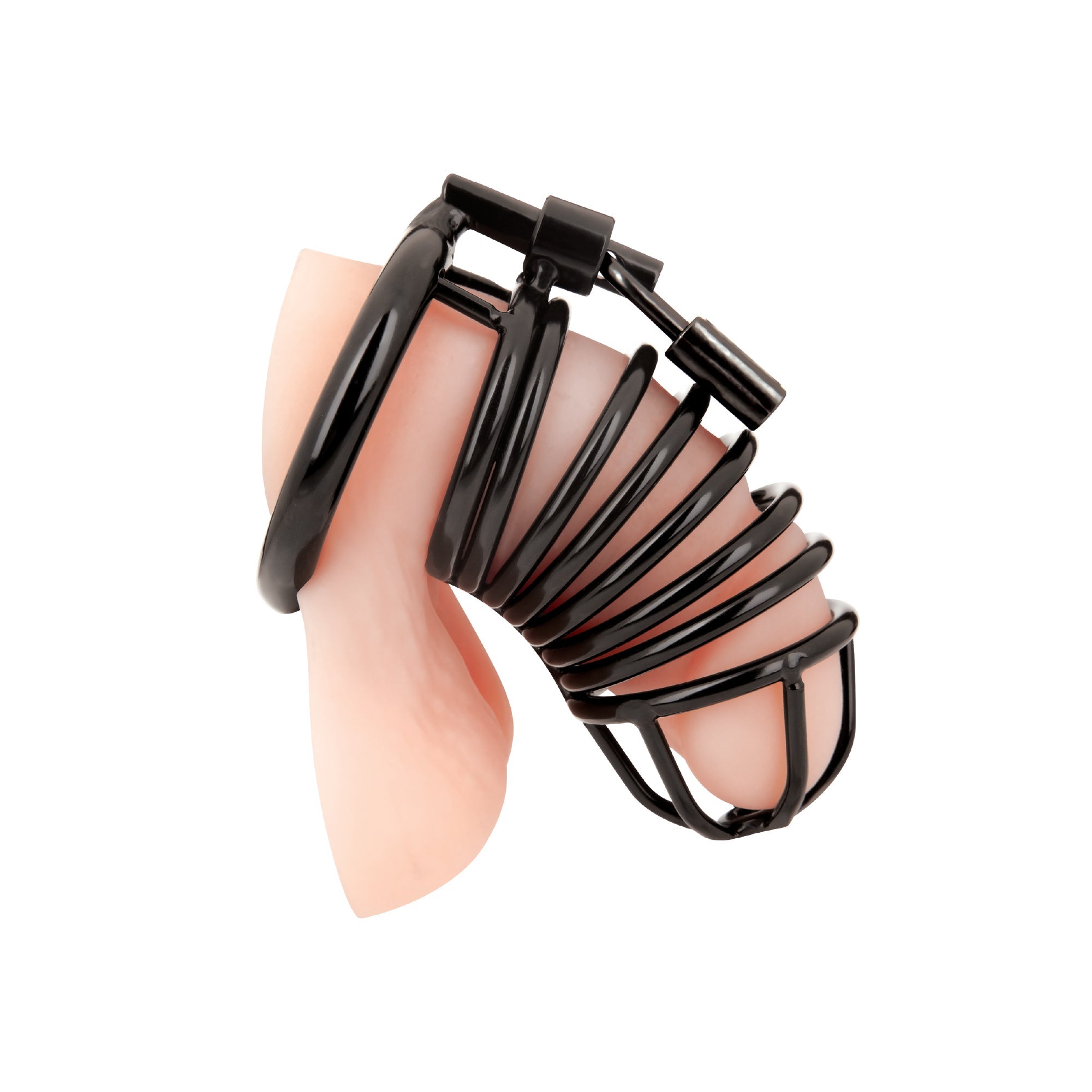 Deluxe Chastity Cock Cage - Black