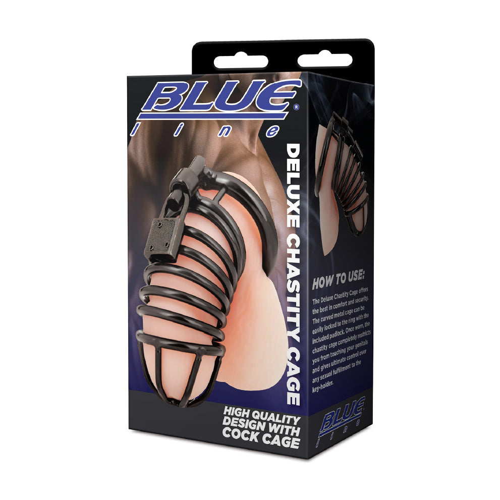 Deluxe Chastity Cock Cage - Black