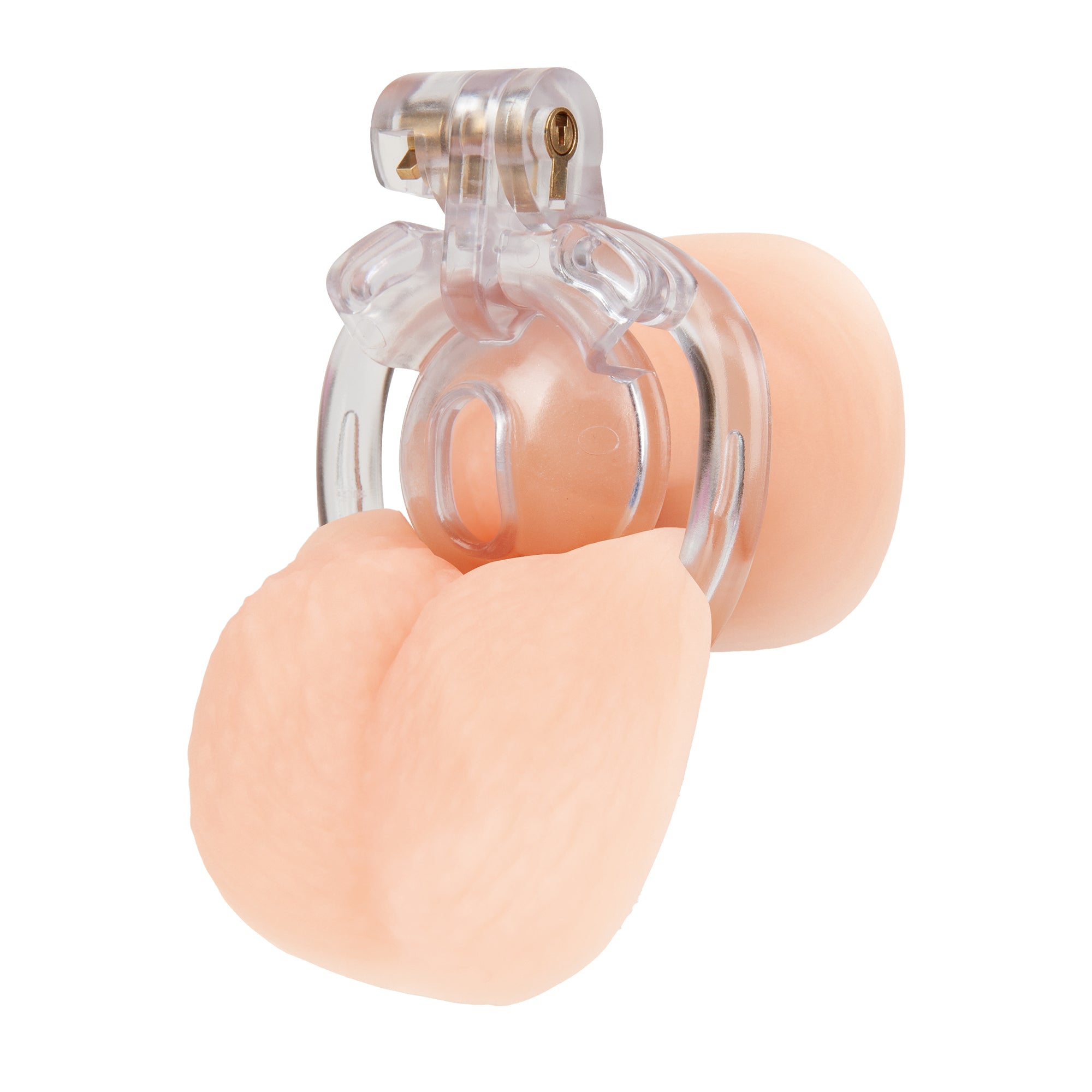 Acrylic See Thru Mini Cock Micro Chastity Cage