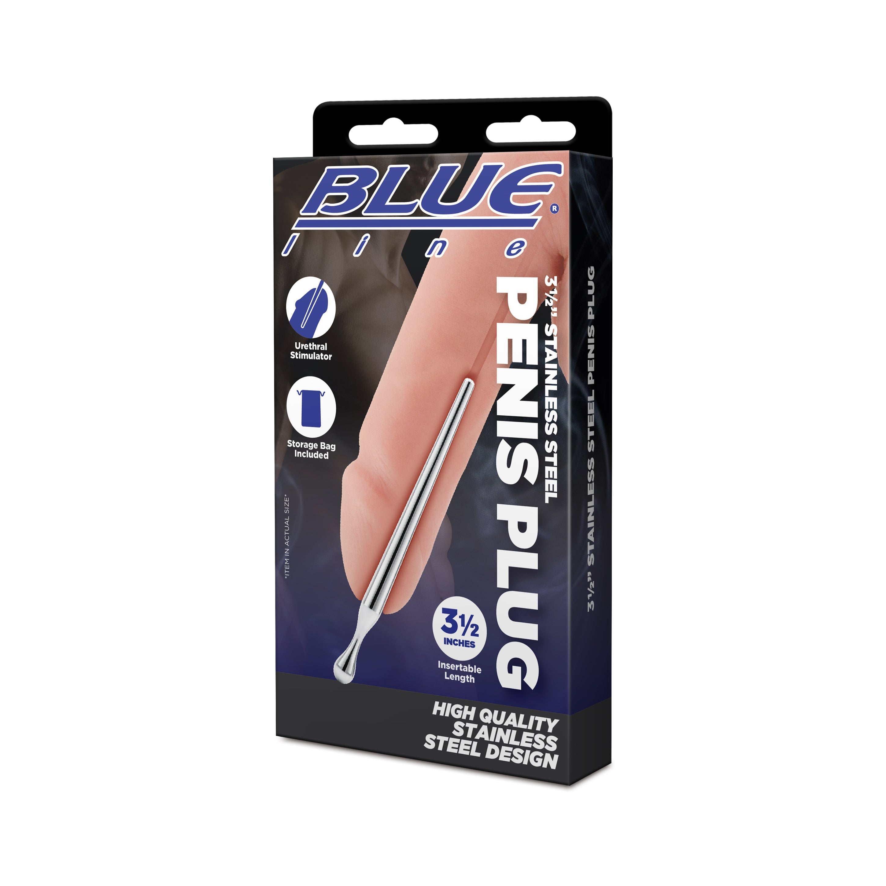 3.5" Stainless Steel Penis Plug