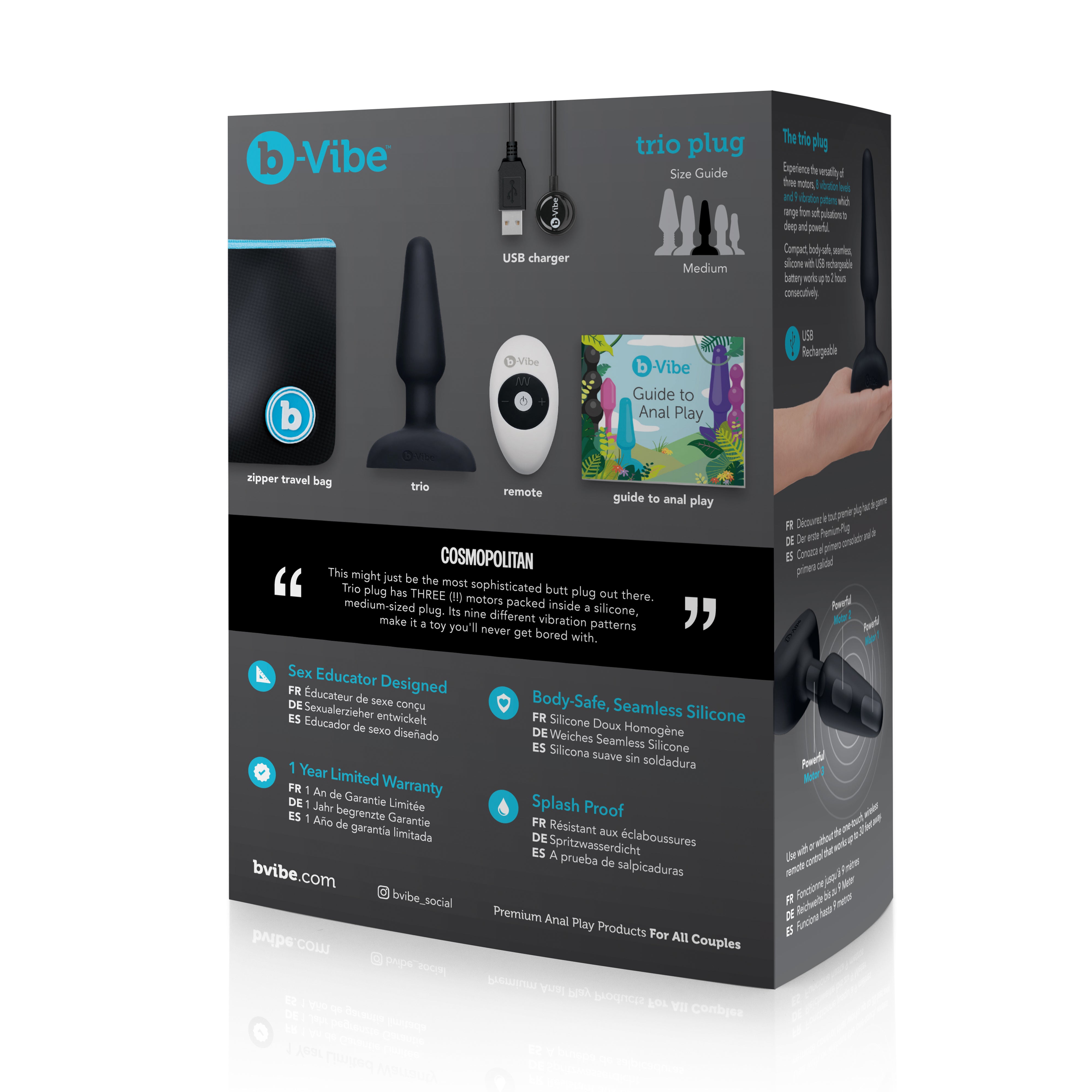 Trio Plug Black