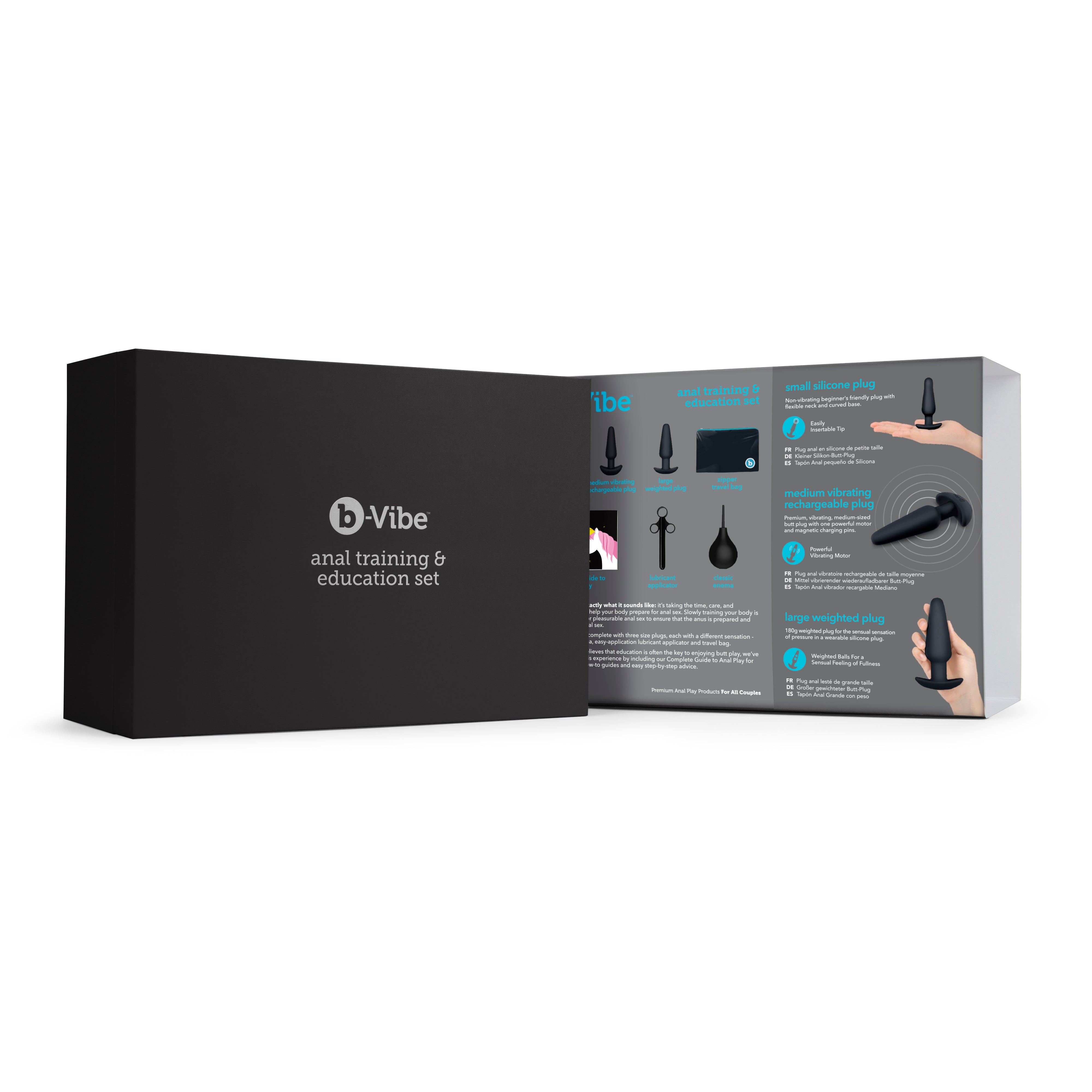 Anal Training Kit & Education Set - Black
