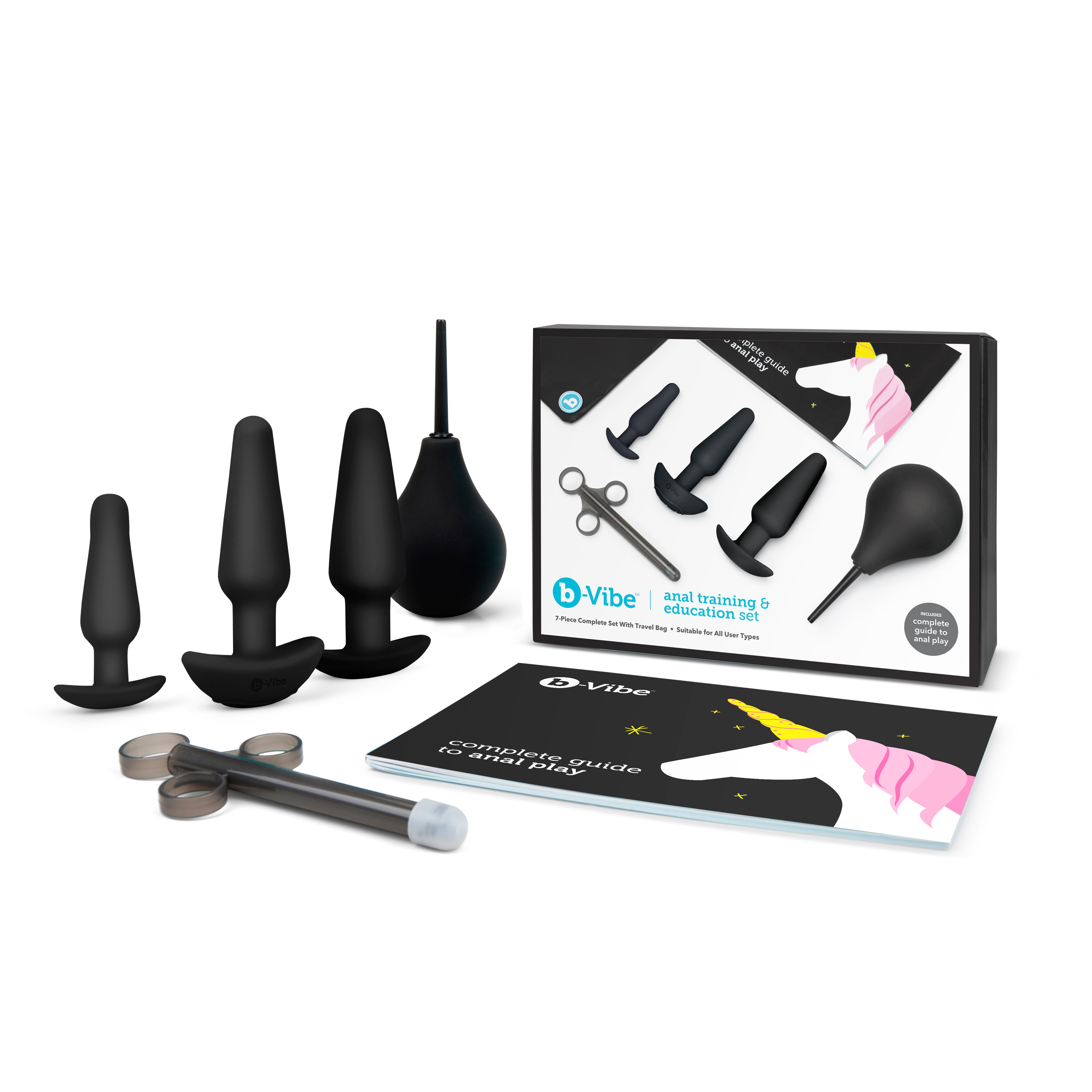 Anal Training Kit & Education Set - Black
