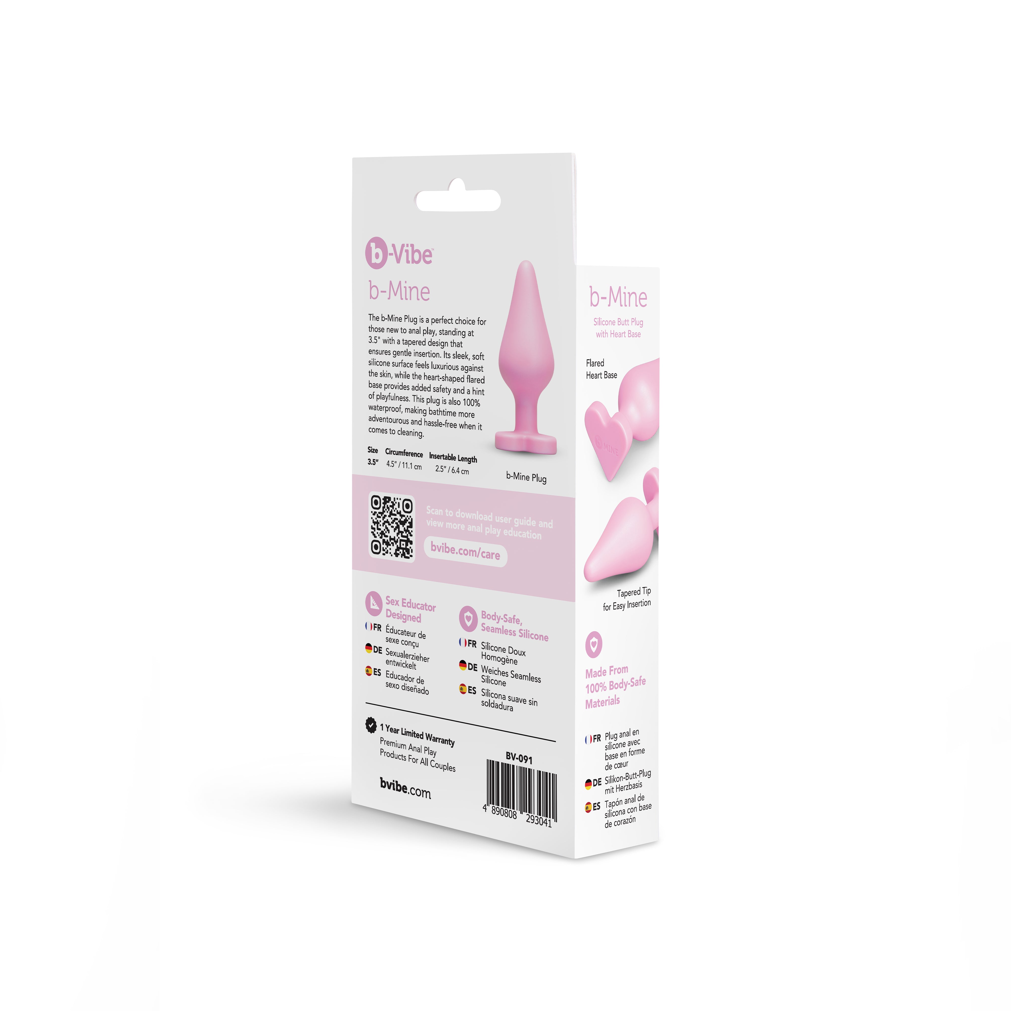 Butties b-Mine Heart Base Silicone Butt Plug