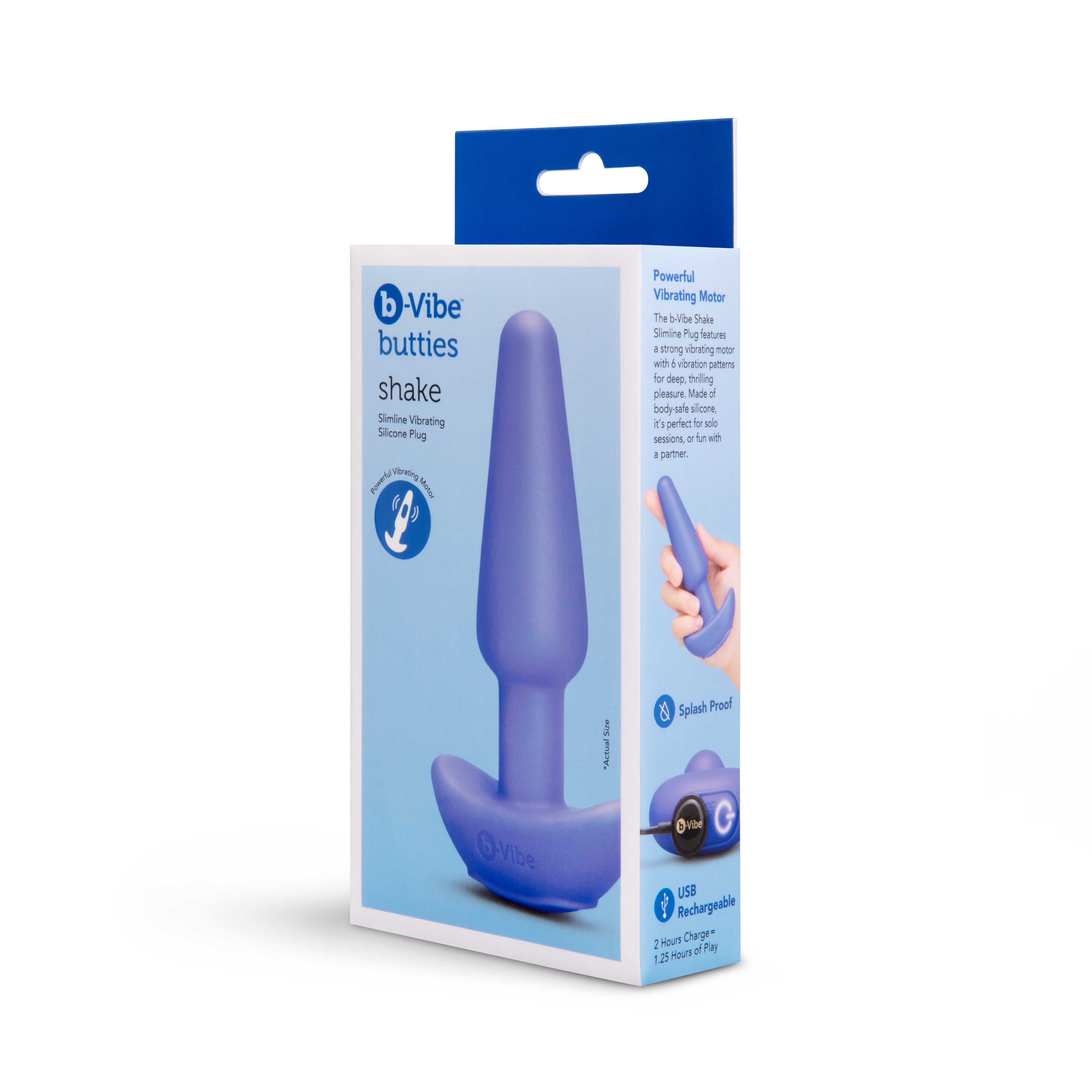 Butties Shake Slimline Vibrating Silicone Plug