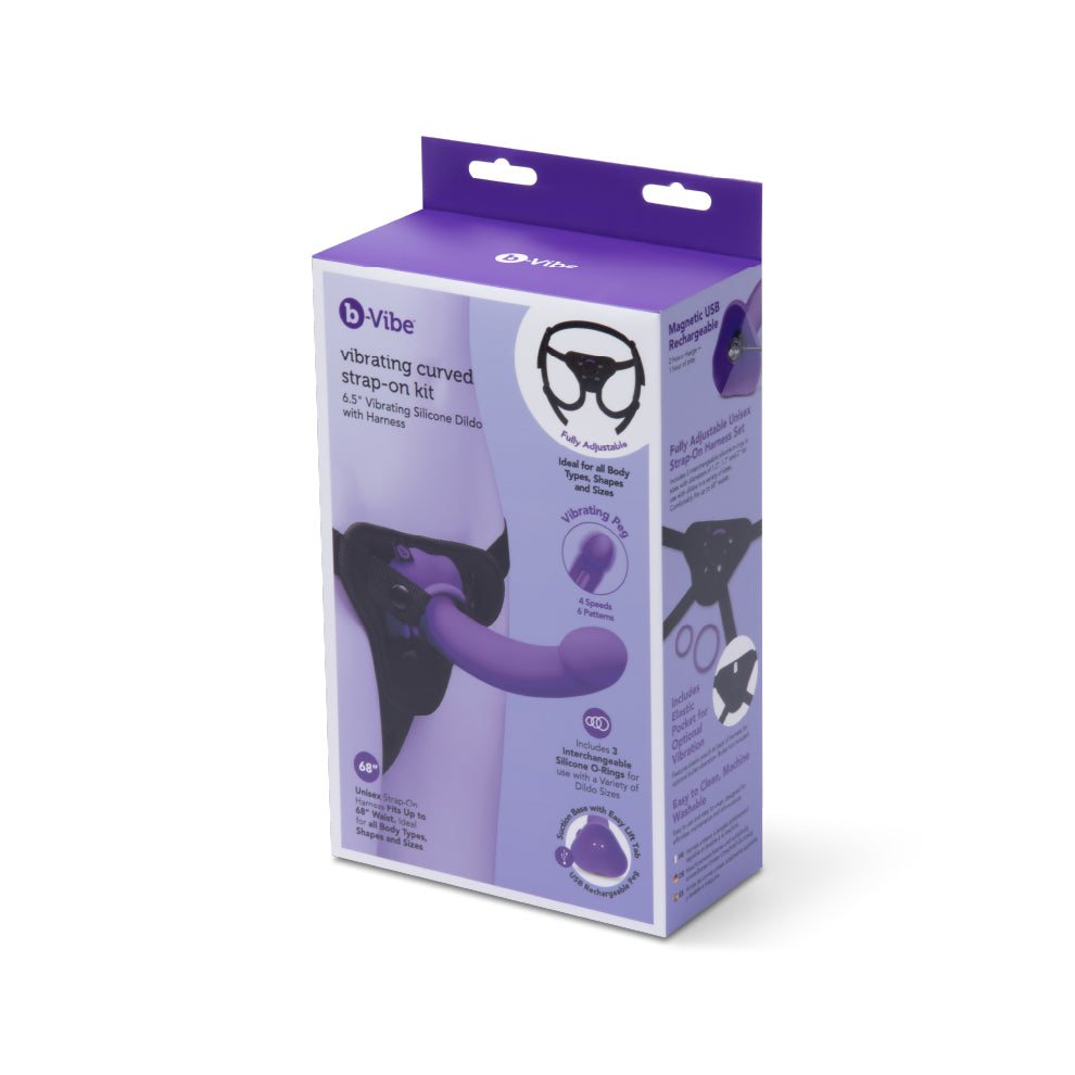 Vibrating Curved Strap-On Kit