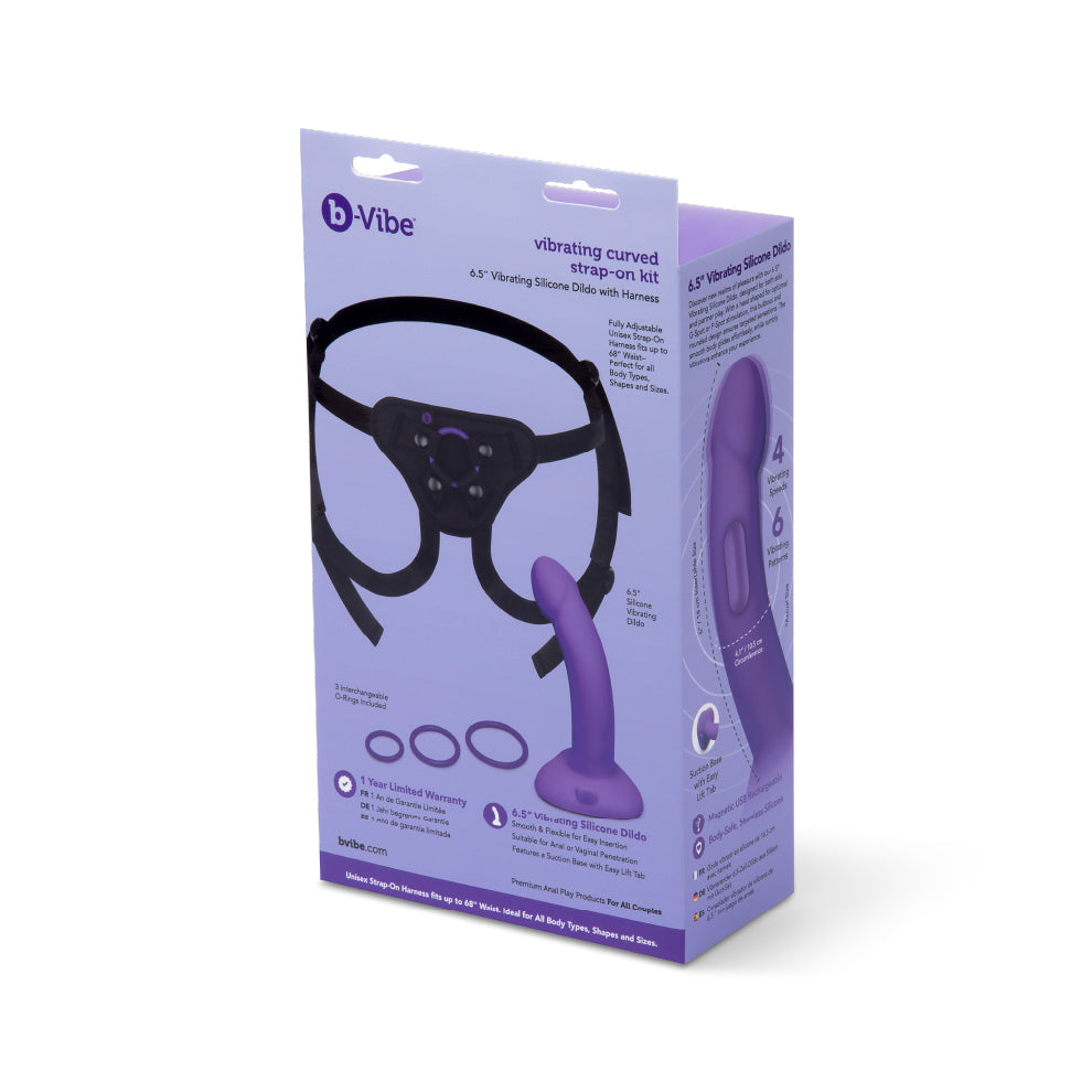 Vibrating Curved Strap-On Kit