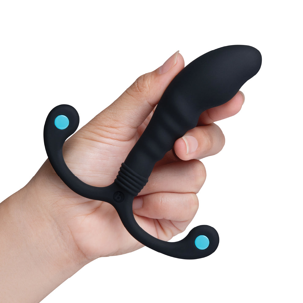 P-Spot Apex Bend Hands-Free Ridged Silicone Prostate Massager
