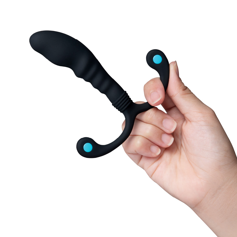 P-Spot Apex Bend Hands-Free Ridged Silicone Prostate Massager