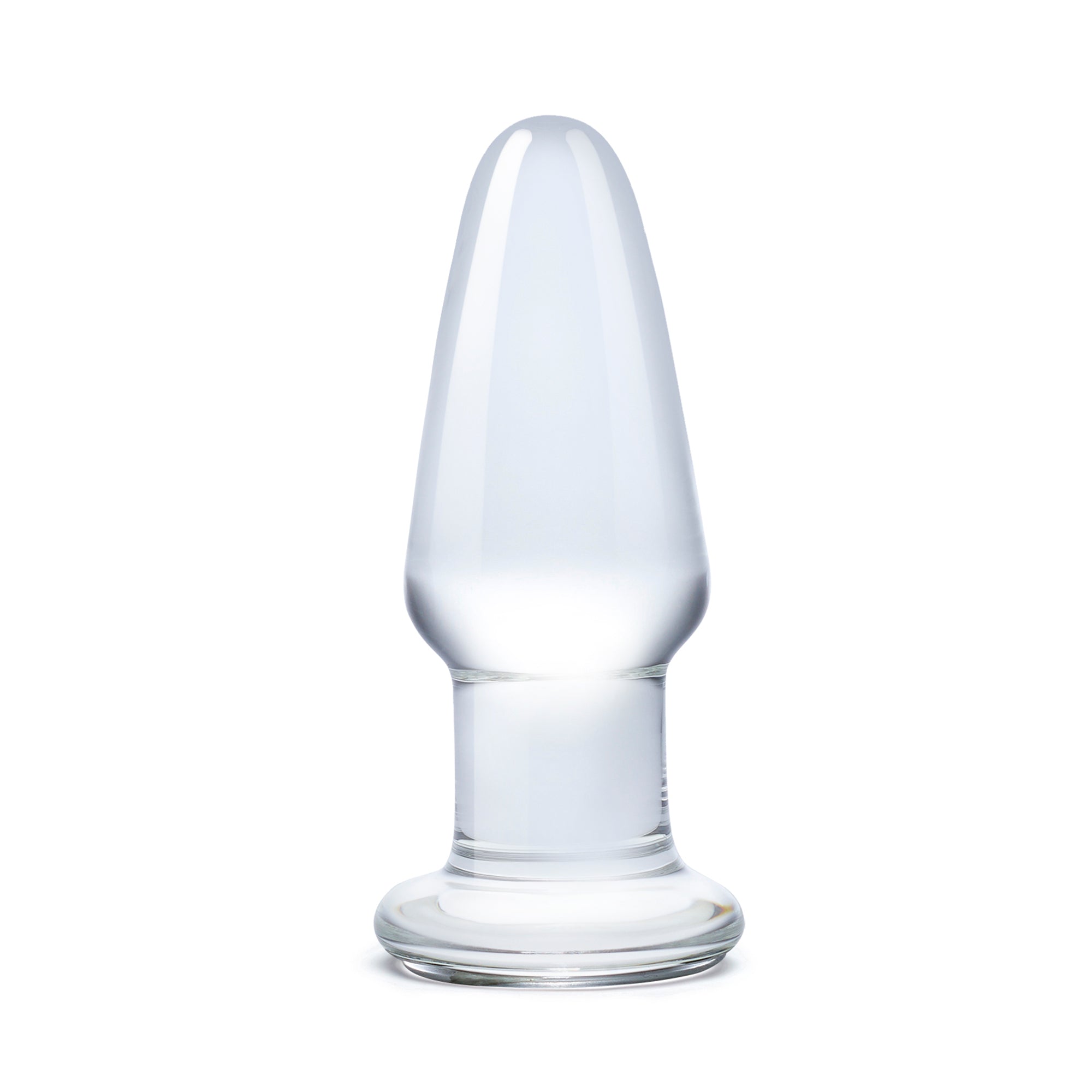 3.5" glass butt plug