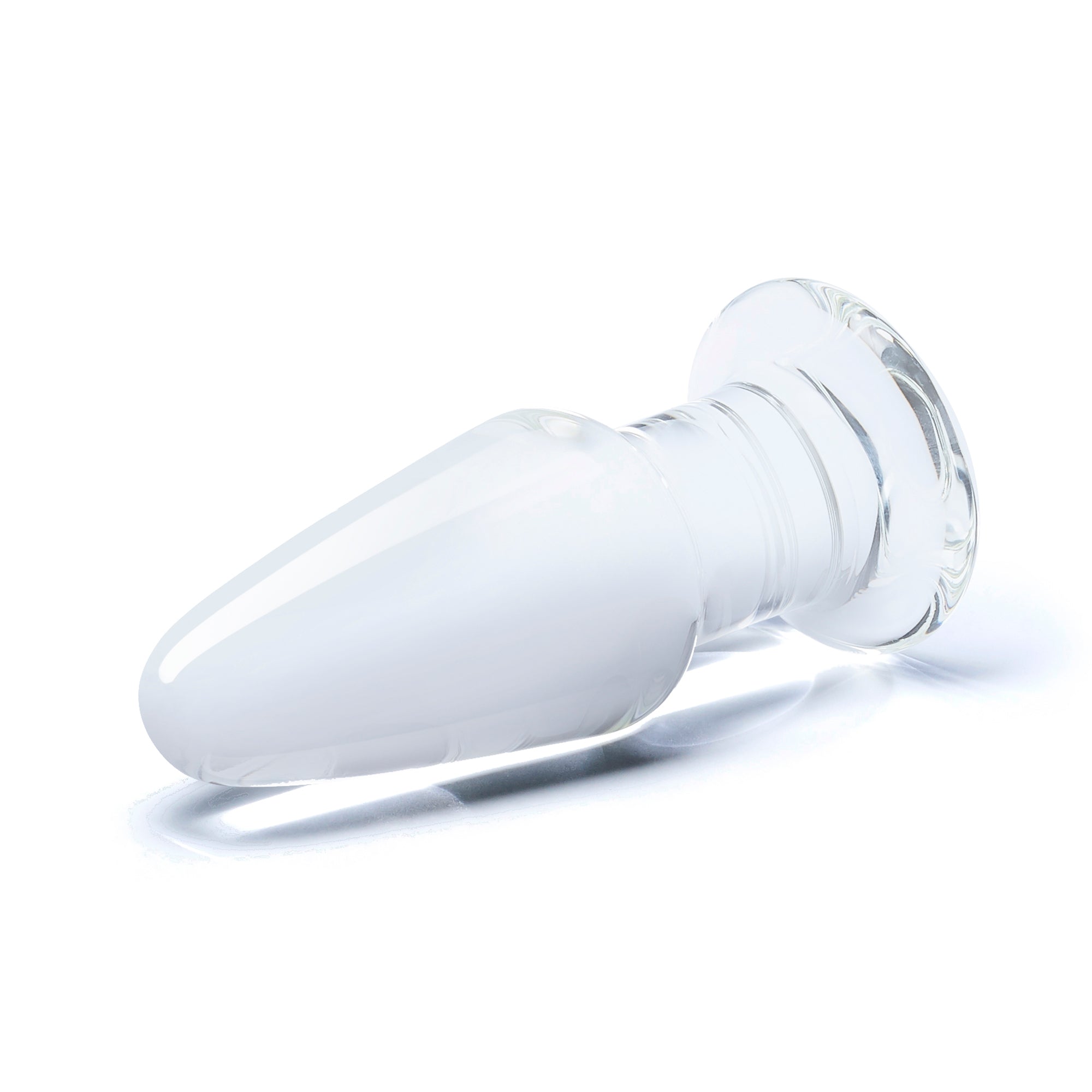 3.5" glass butt plug