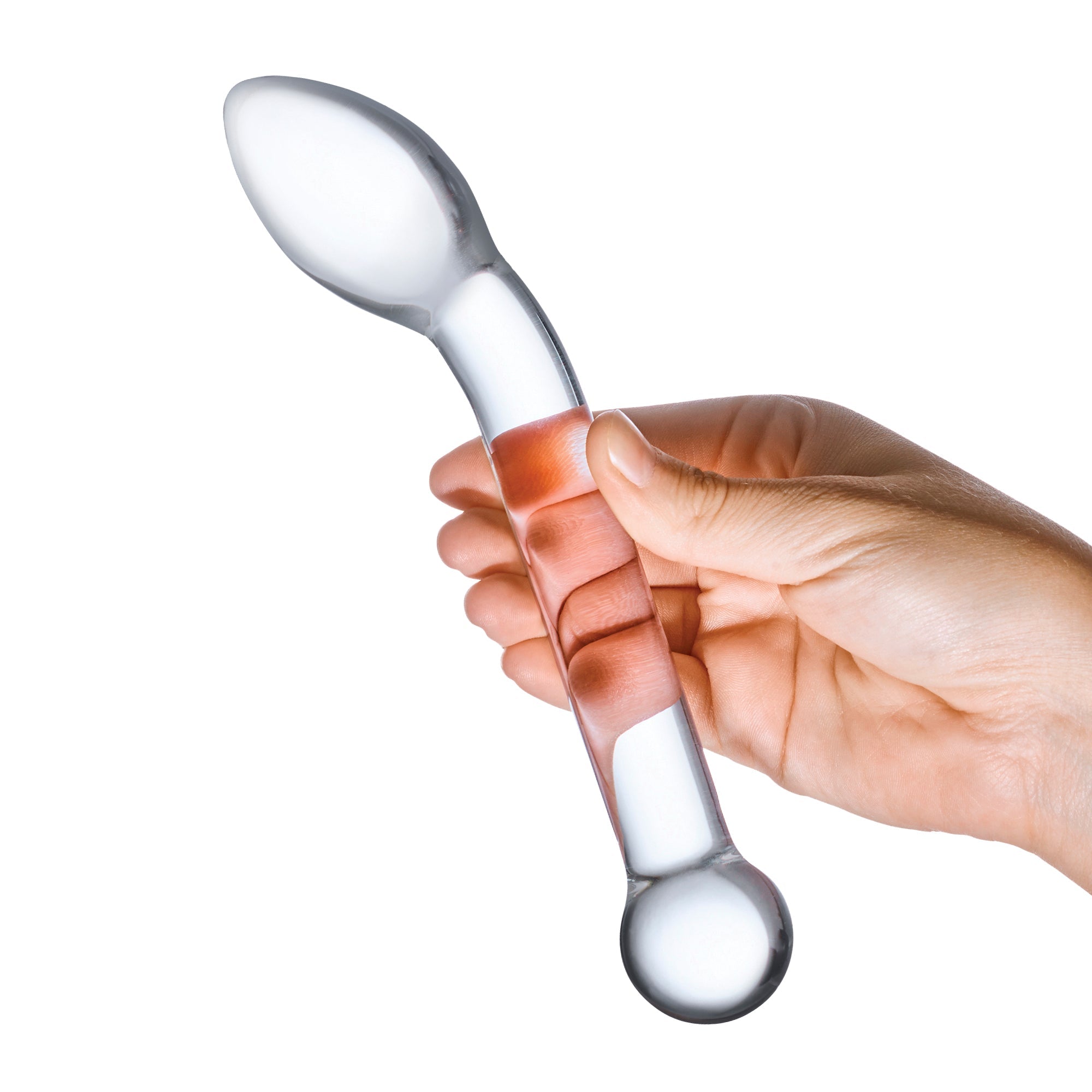 8" Slimline G-Spot Glass Dildo