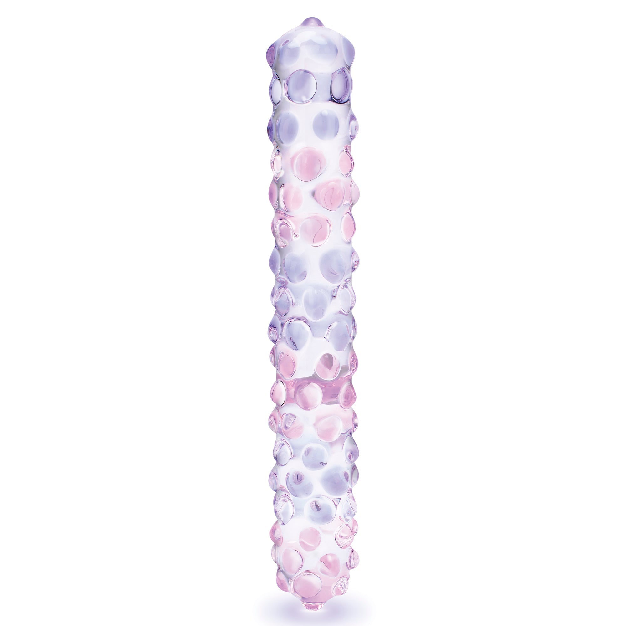 9" Purple Rose Nubby Dildo