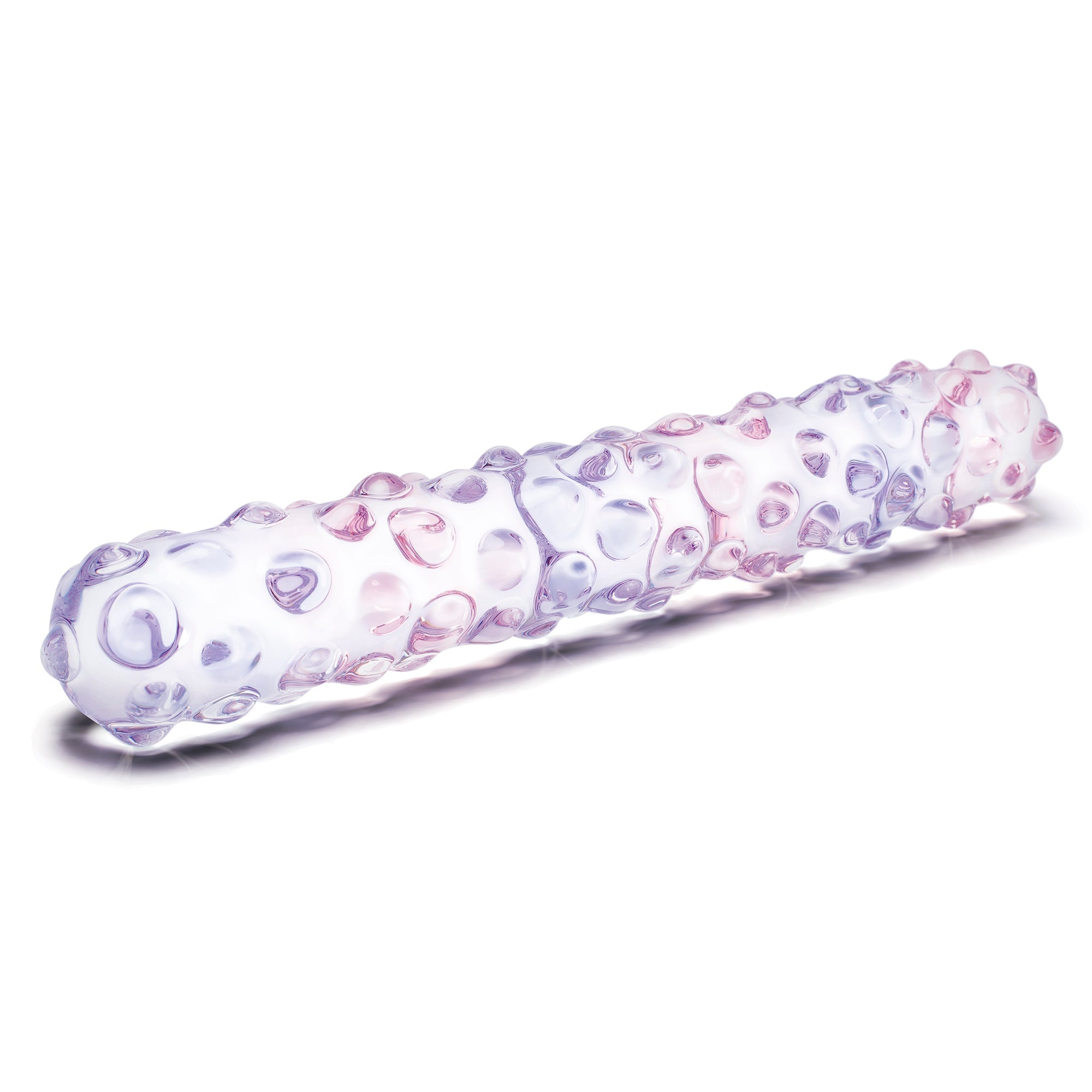 9" Purple Rose Nubby Dildo