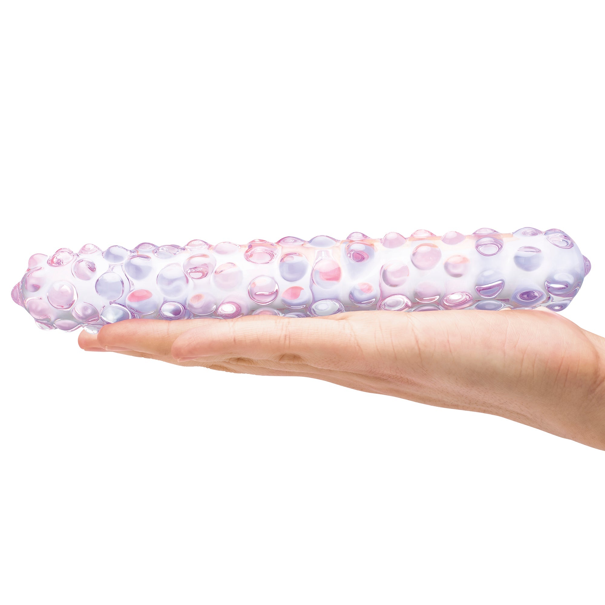 9" Purple Rose Nubby Dildo