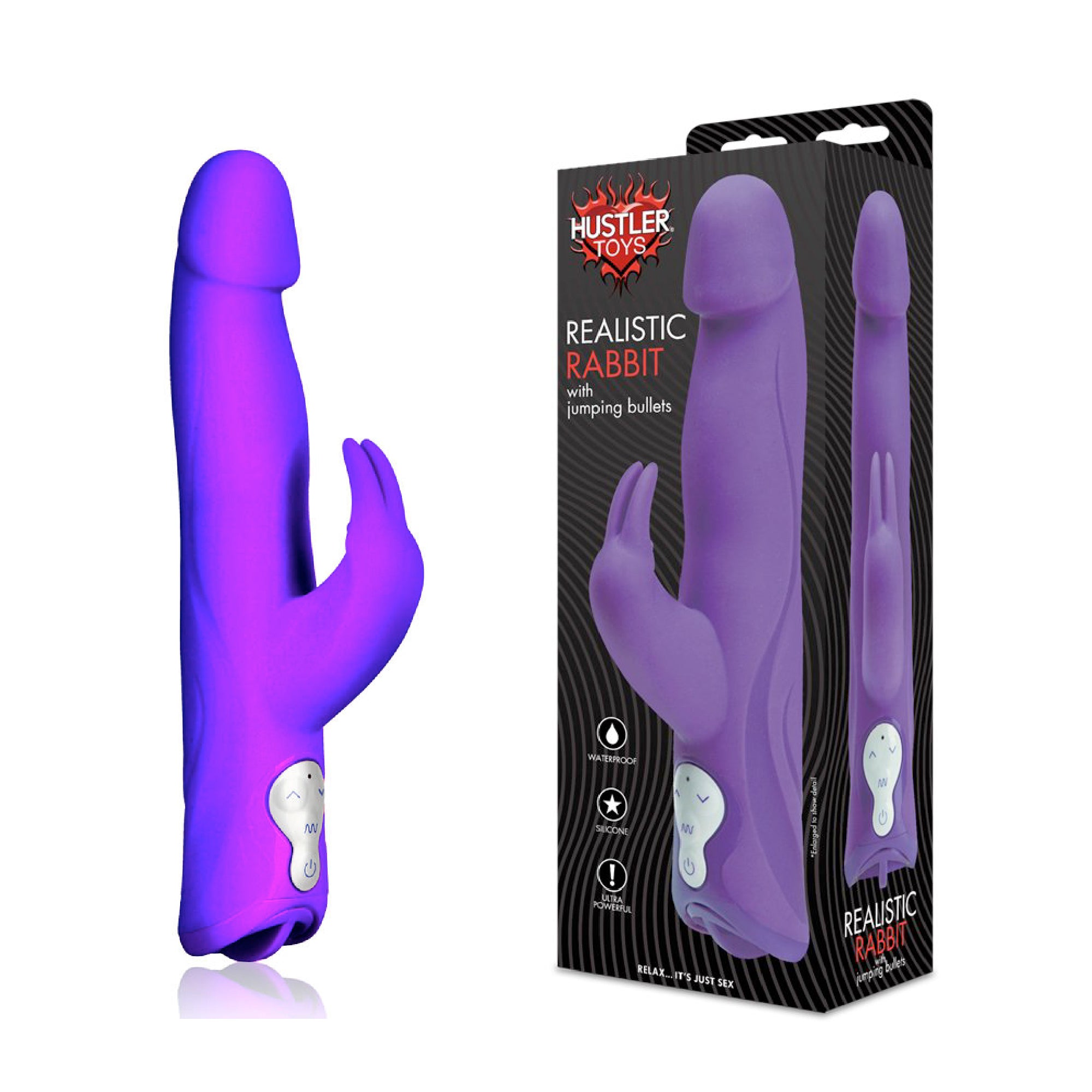 Realistic Rabbit With Jumping Bullets - Purple