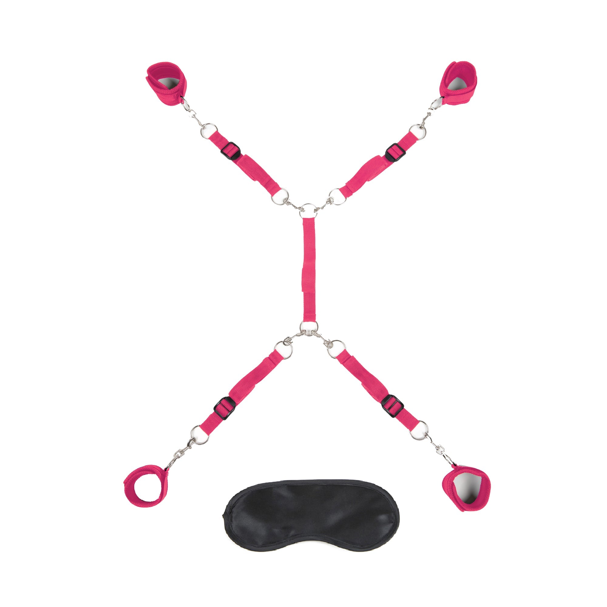 7 PC Bed Spreader - Hot Pink