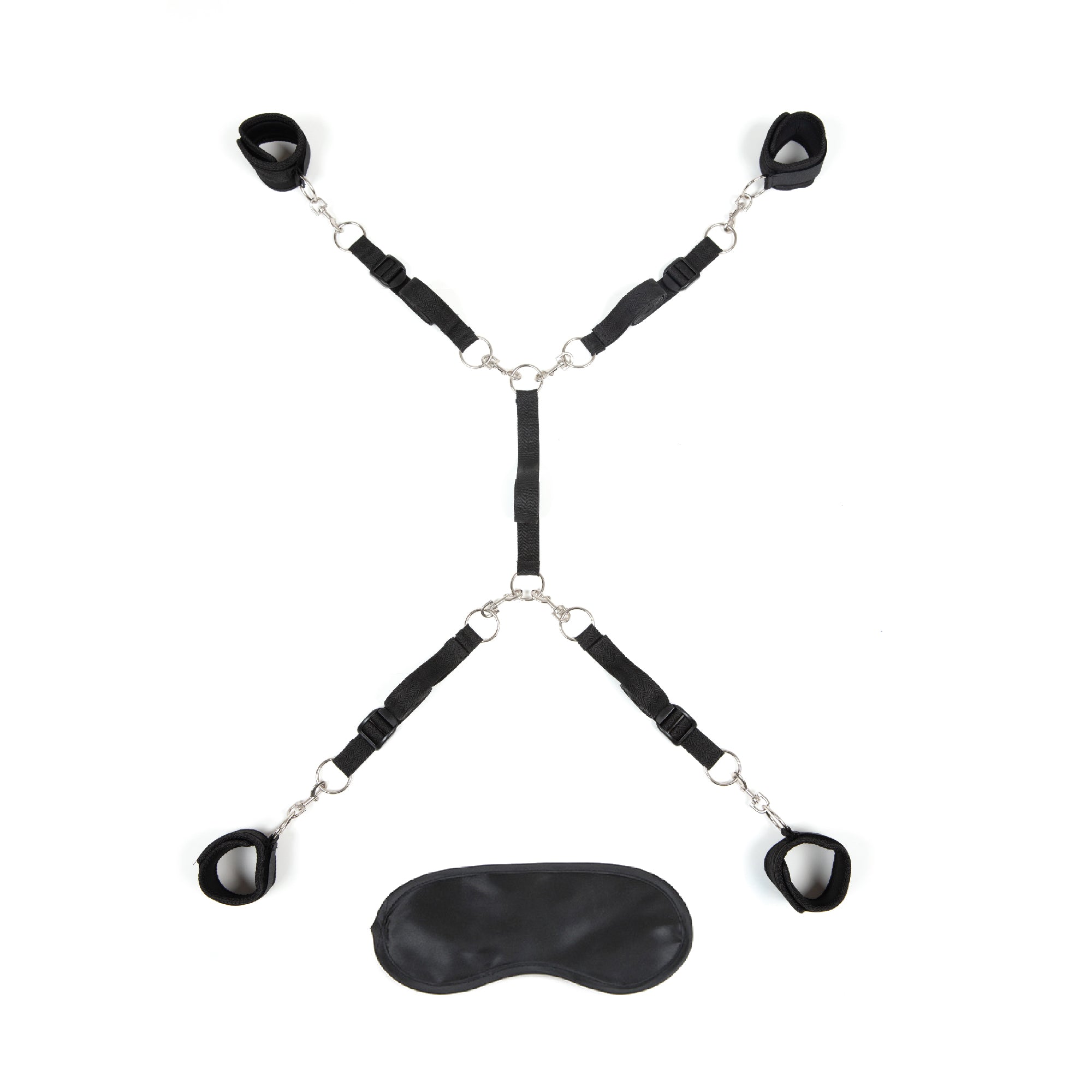7 PC Bed Spreader - Black
