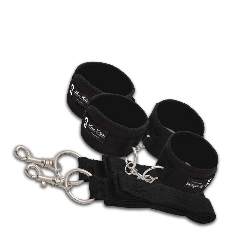 7 PC Bed Spreader - Black