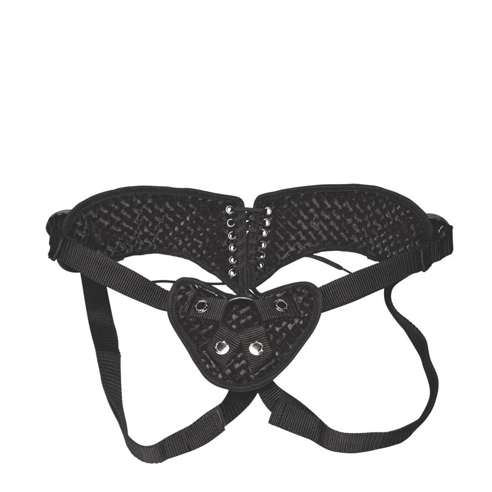 Diamond Velvet Strap-on Corset