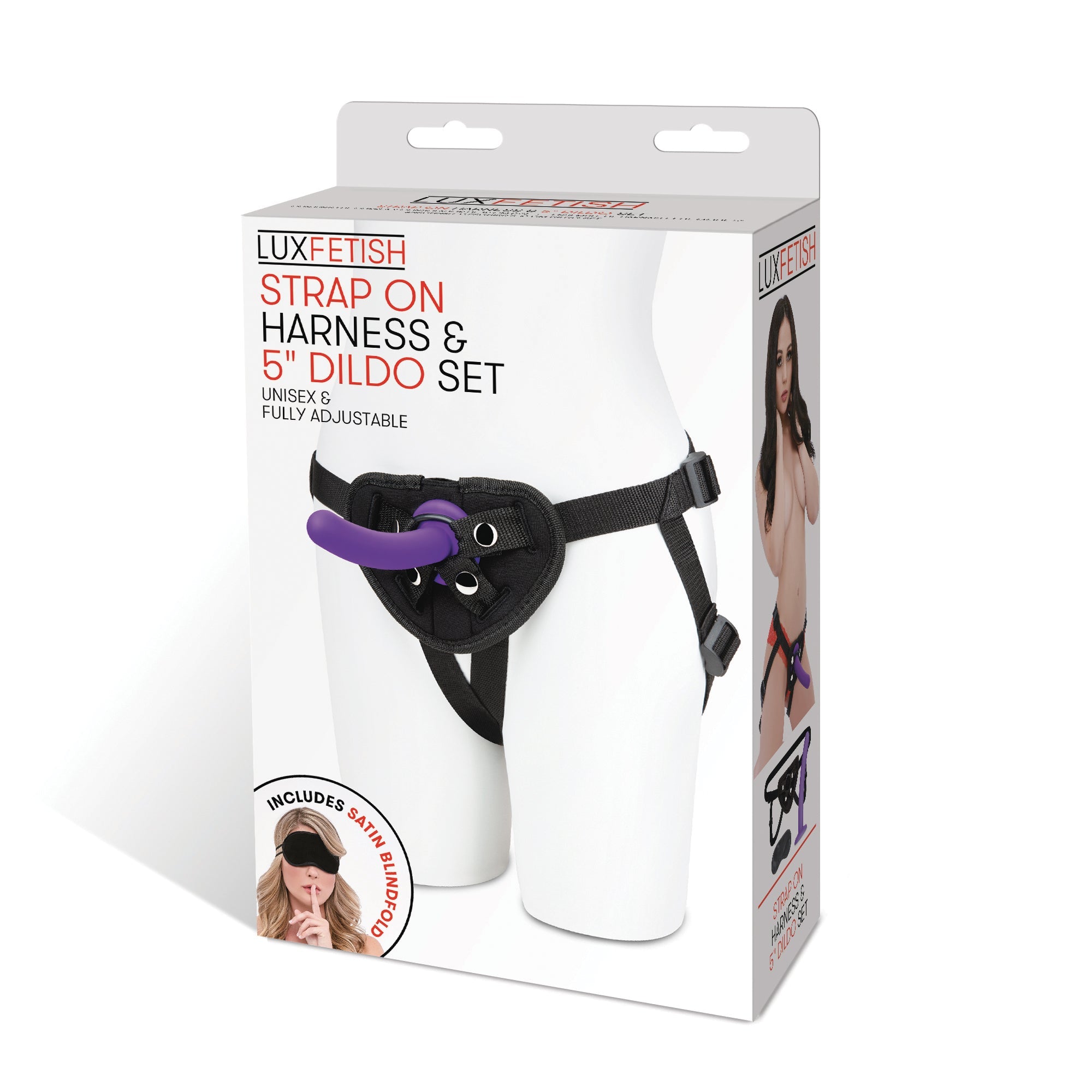 Strap on Harness & 5" Dildo Set