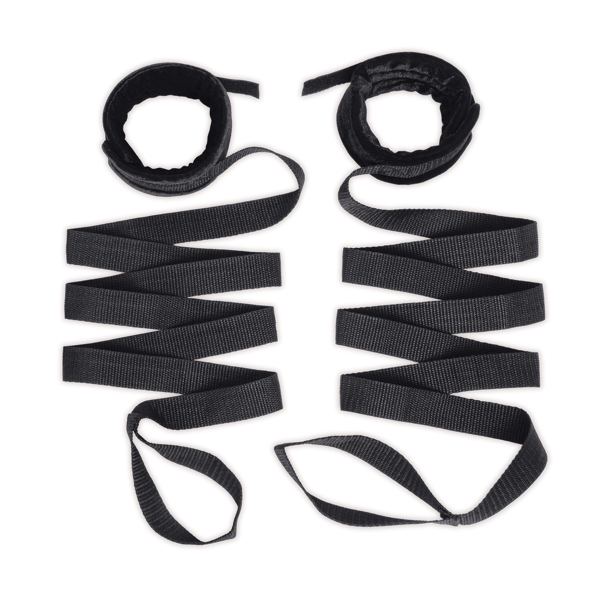 4PC Bondage Bed Strap & Flogger Kit