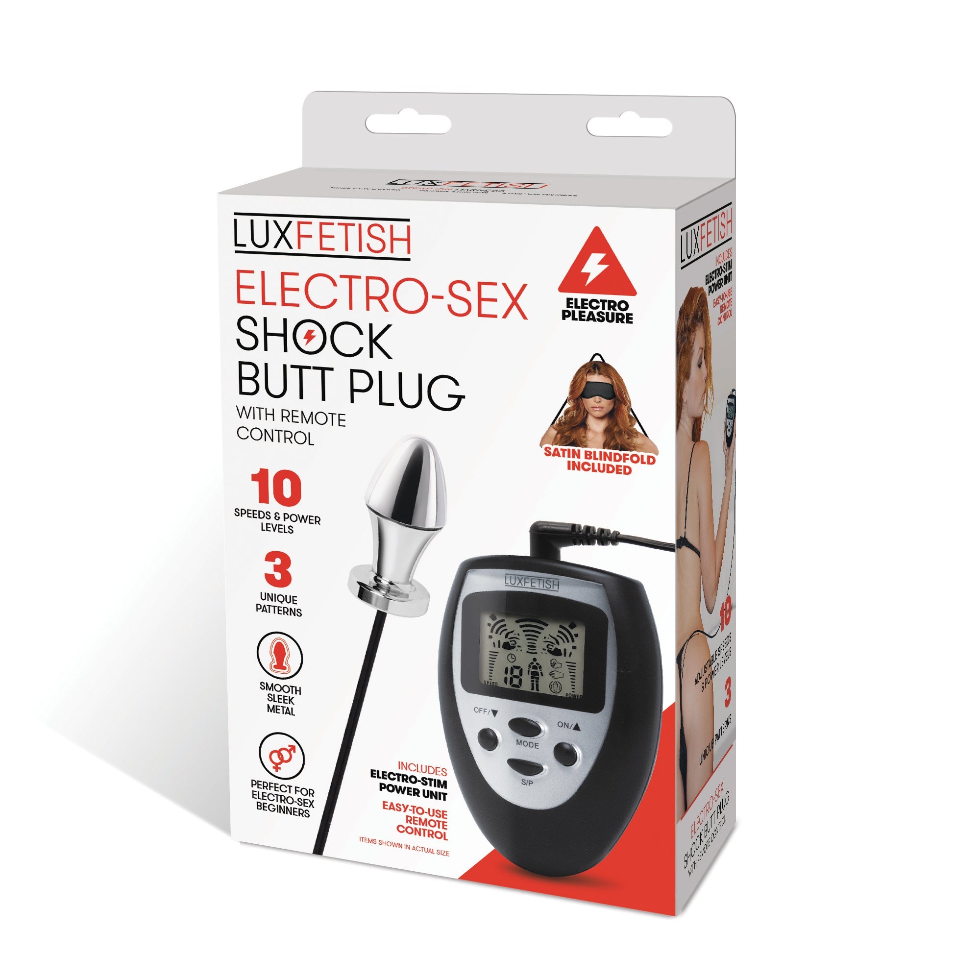 Electro-sex Shock Butt Plug With Remote Control