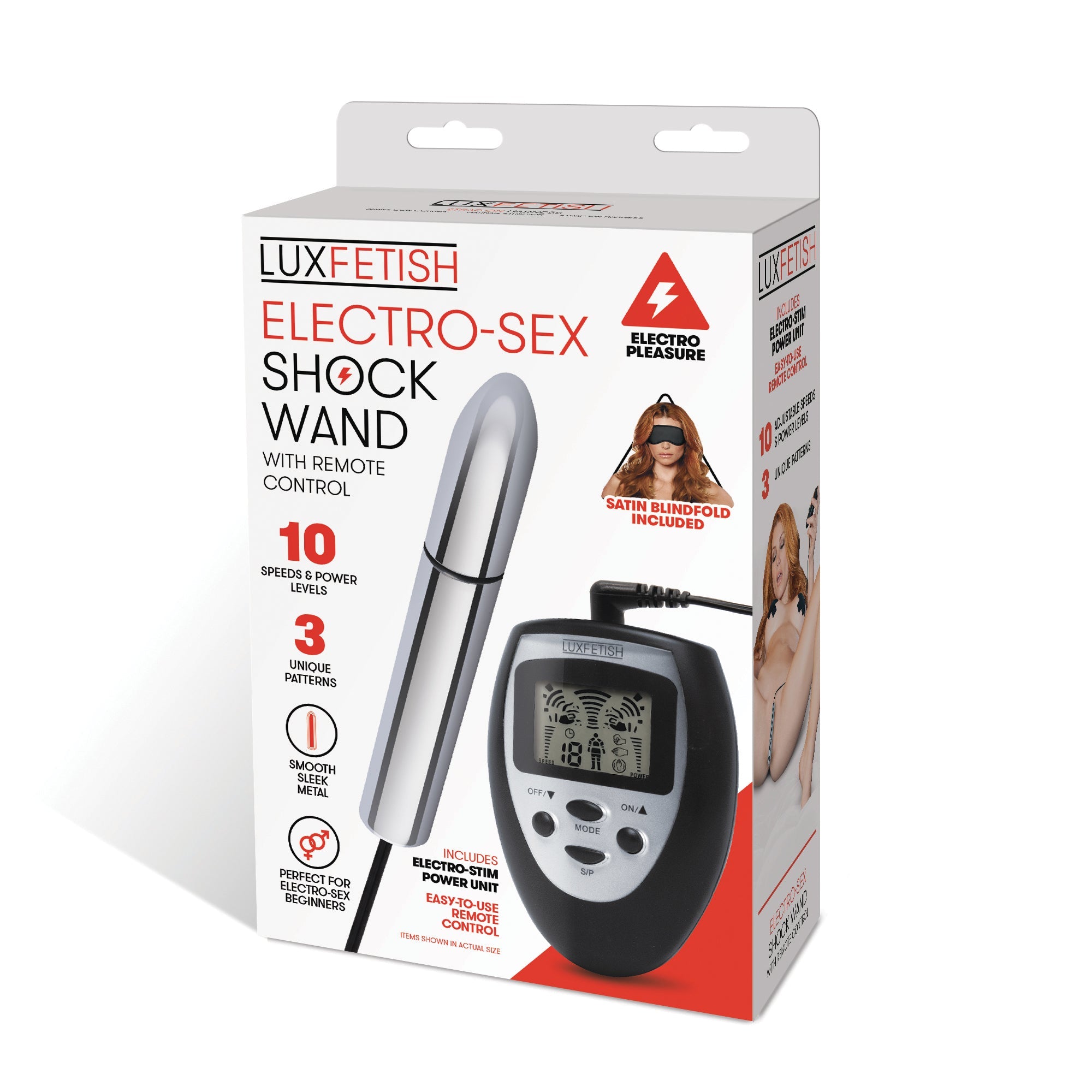 Electro-sex Shock Wand With Remote Control