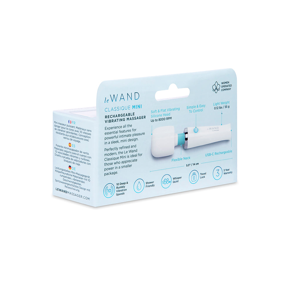 Le Wand Classique Mini Rechargeable Vibrating Massager