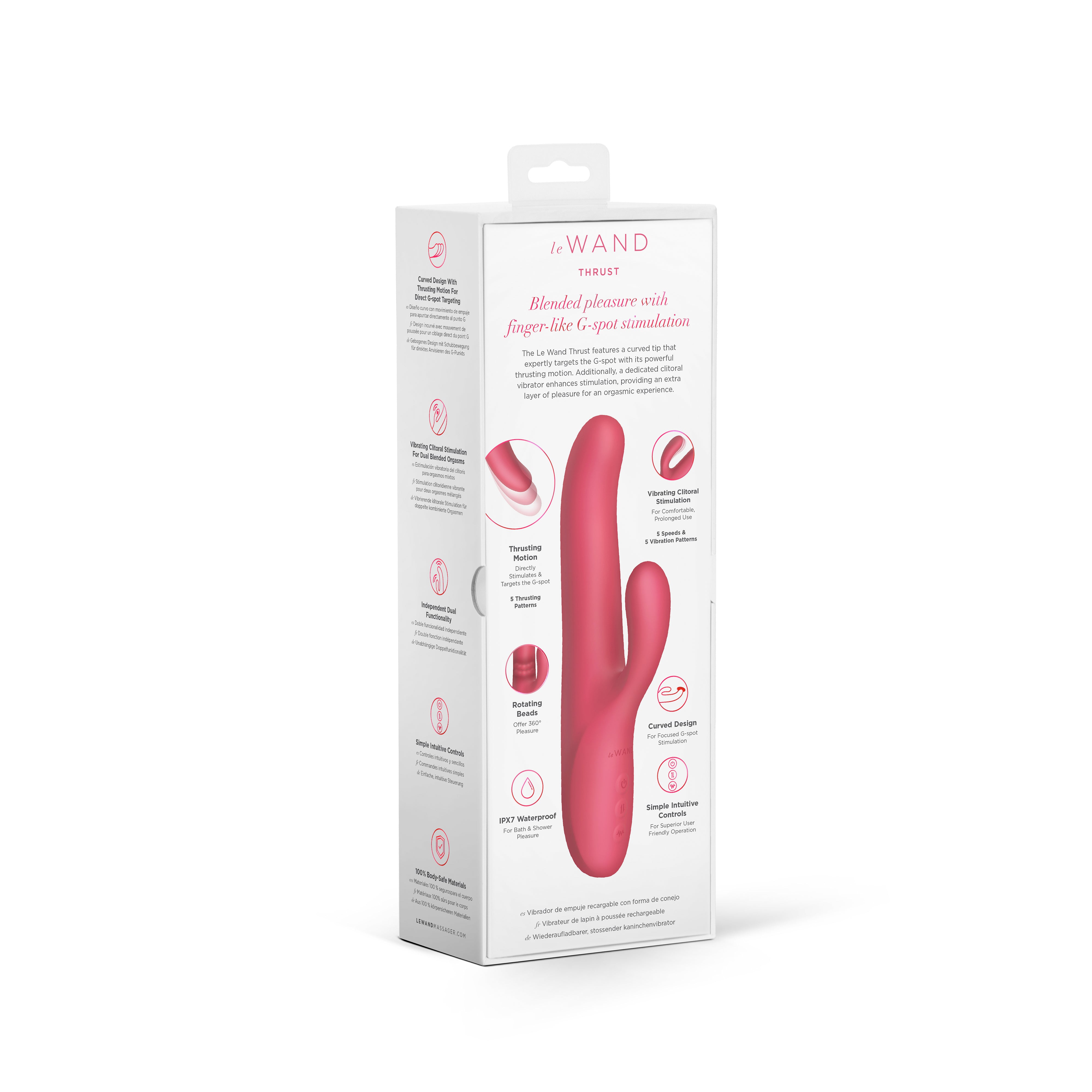 Le Wand Thrust - Rechargeable Thrusting Rabbit Vibrator