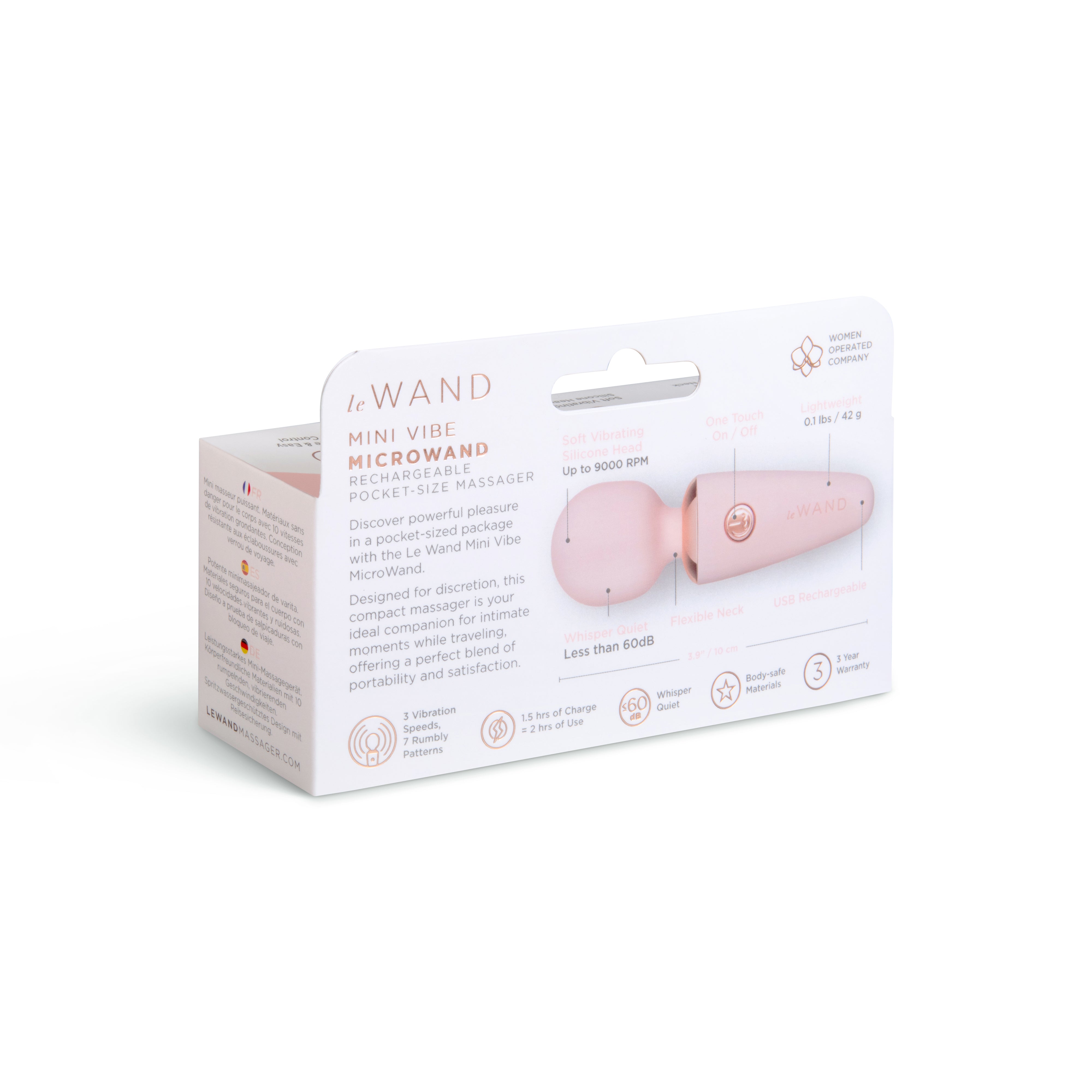 Le Wand Mini Vibe MicroWand -  Rose Gold