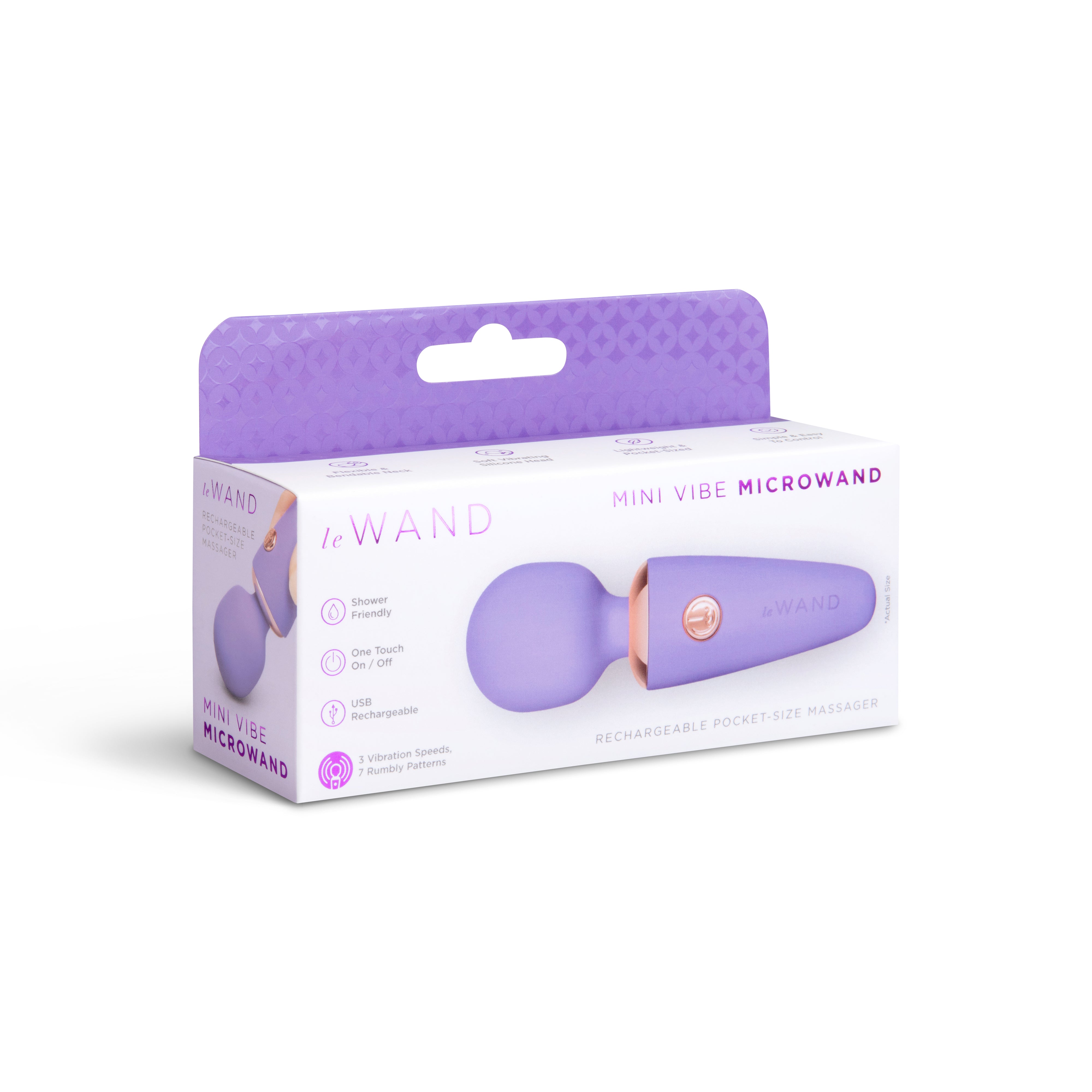 Le Wand Mini Vibe MicroWand -  Violet