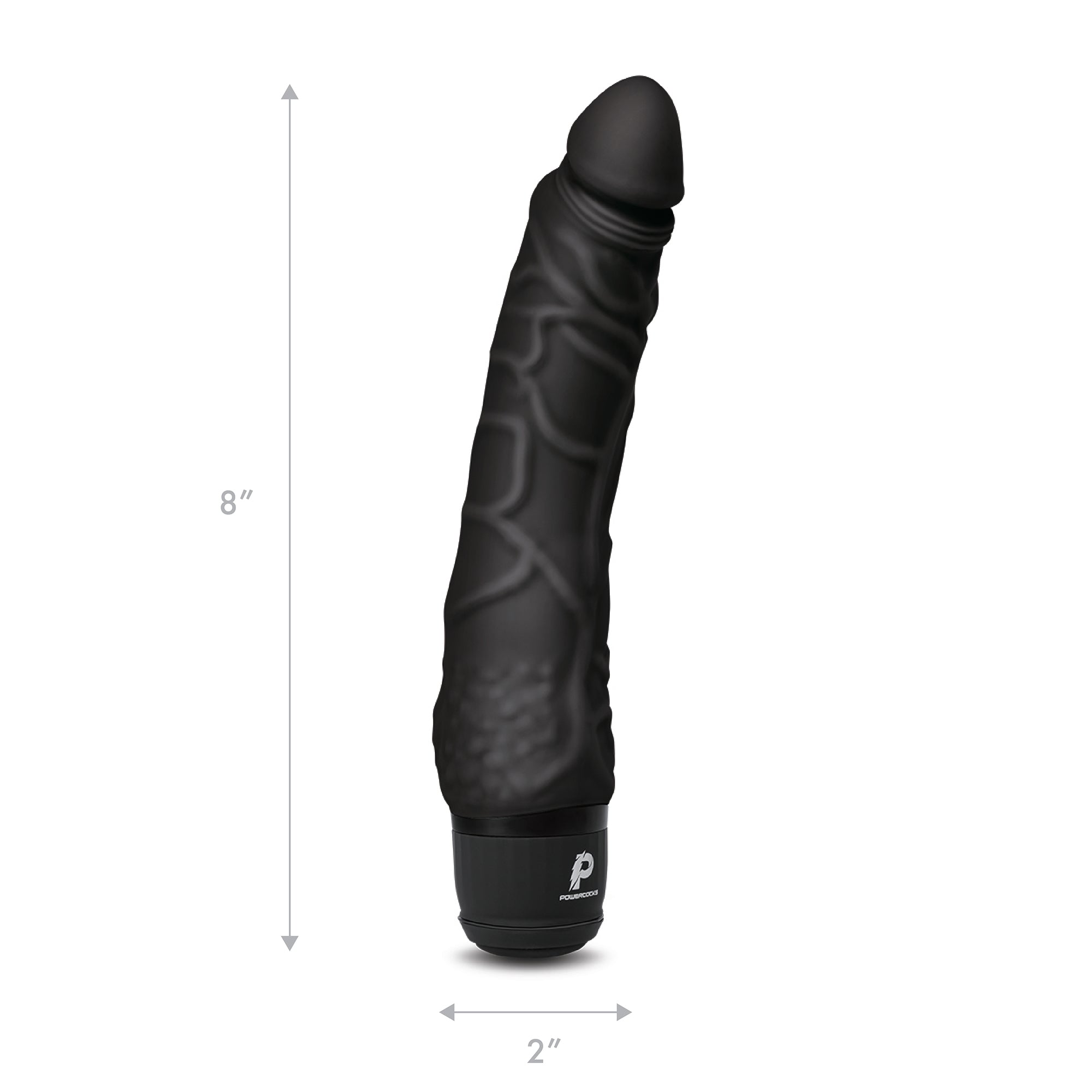 7" Realistic Vibrator Black