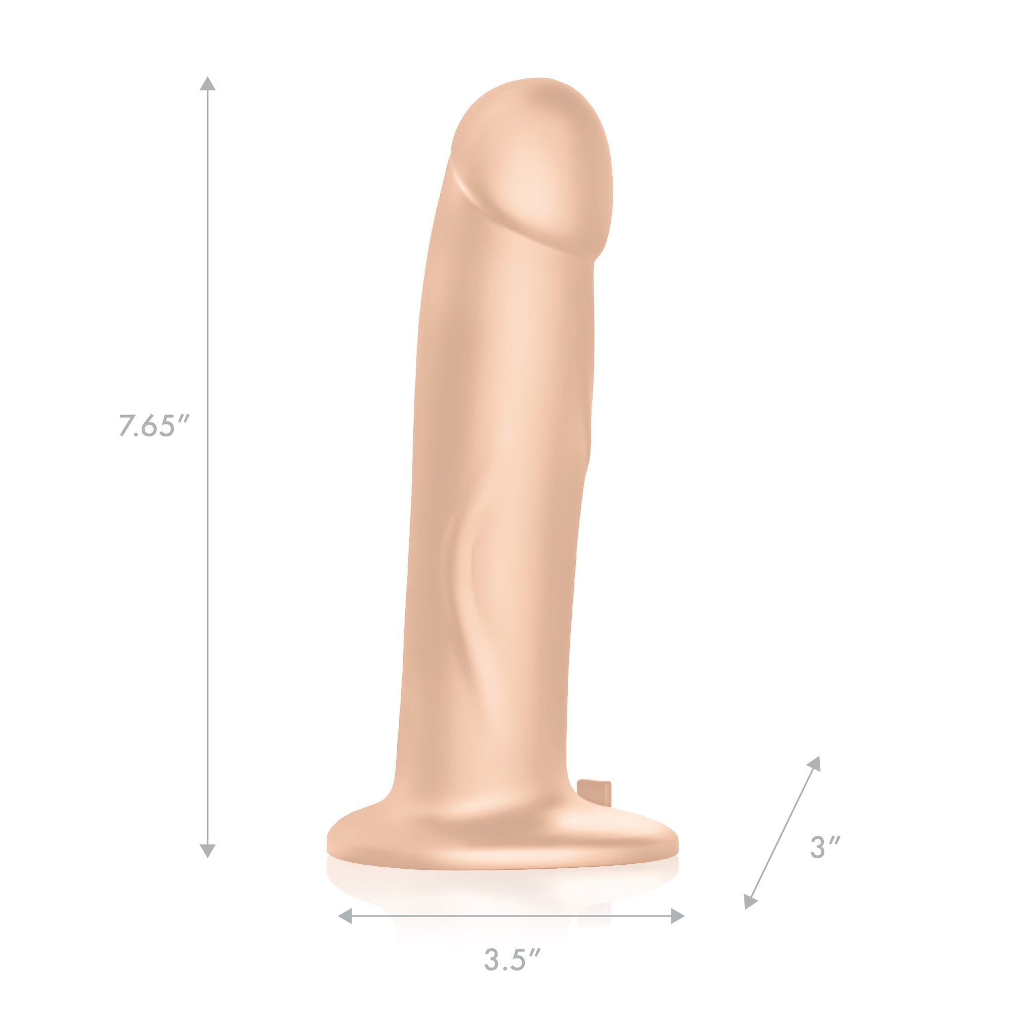 8” Realistic Silicone Dildo With Harness Included