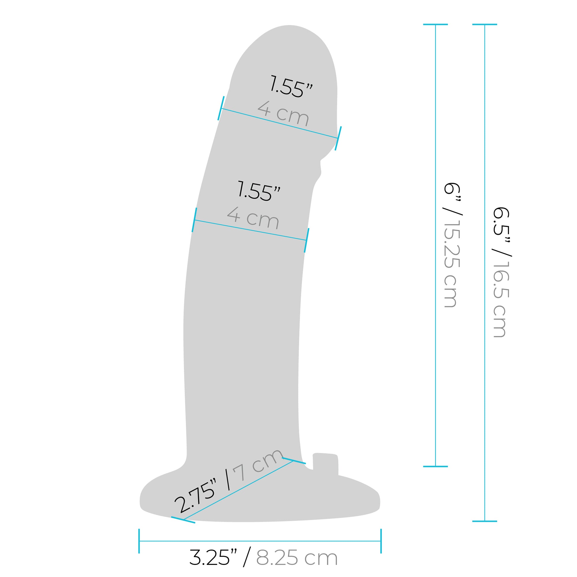 6.5” Realistic Silicone Dildo With Harness Included